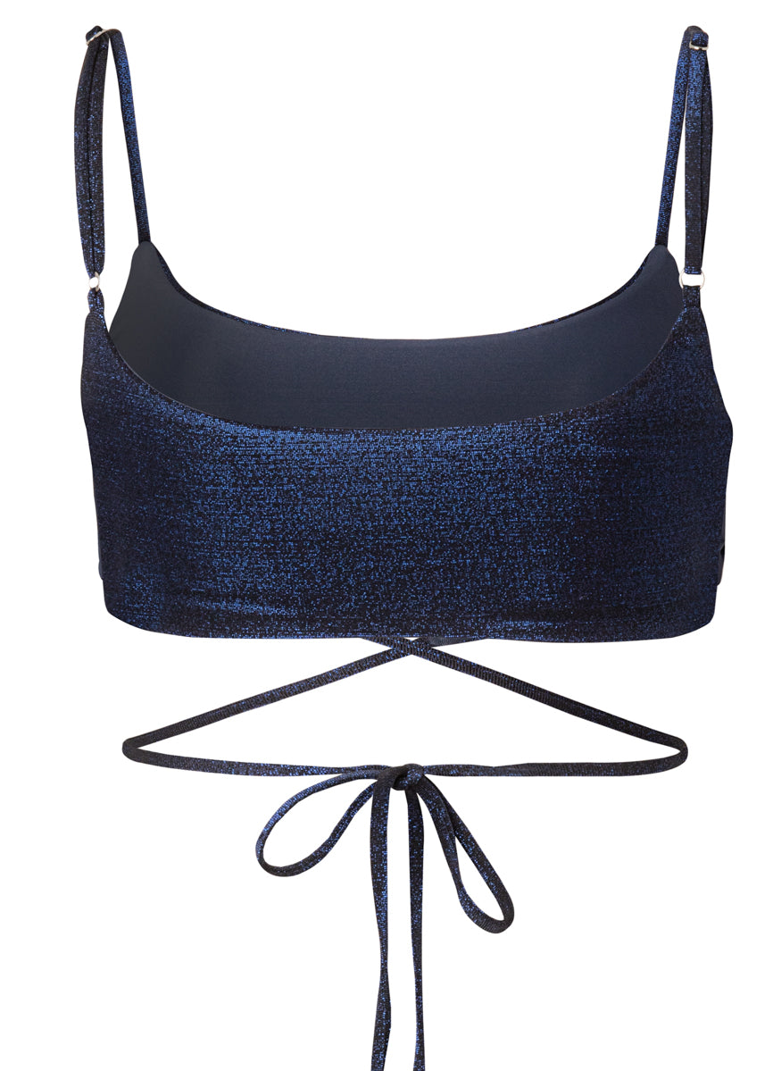 Maaji Midnight Blue Maylee Sporty Bralette Bikini Top