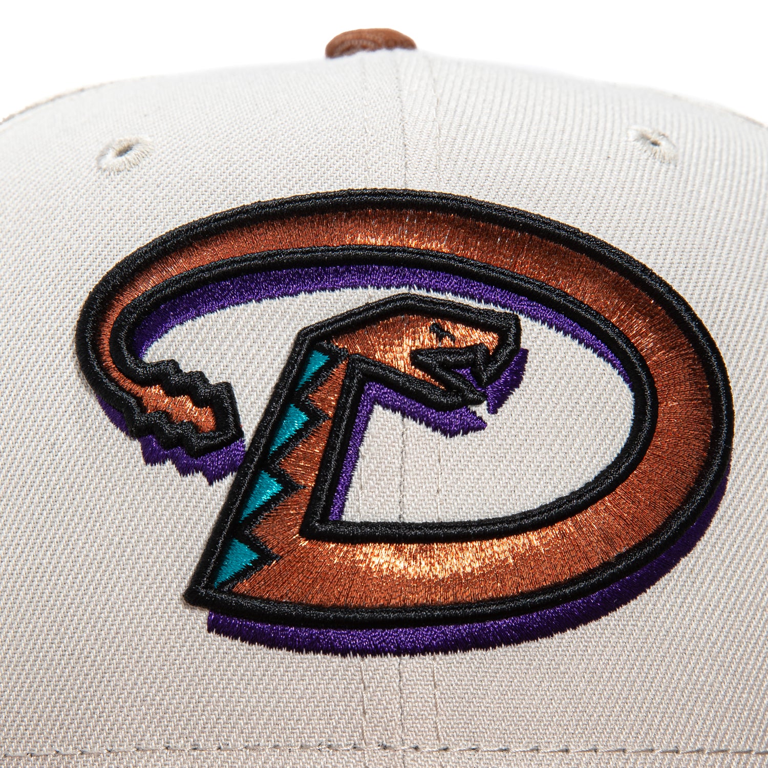 New Era 59Fifty Denim Pack Arizona Diamondbacks Inaugural Patch D Hat - Stone, Denim Brown