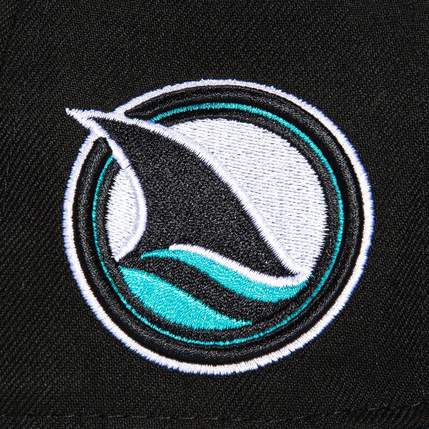 New Era 59Fifty San Jose Sharks Logo Patch Hat - Black, Teal