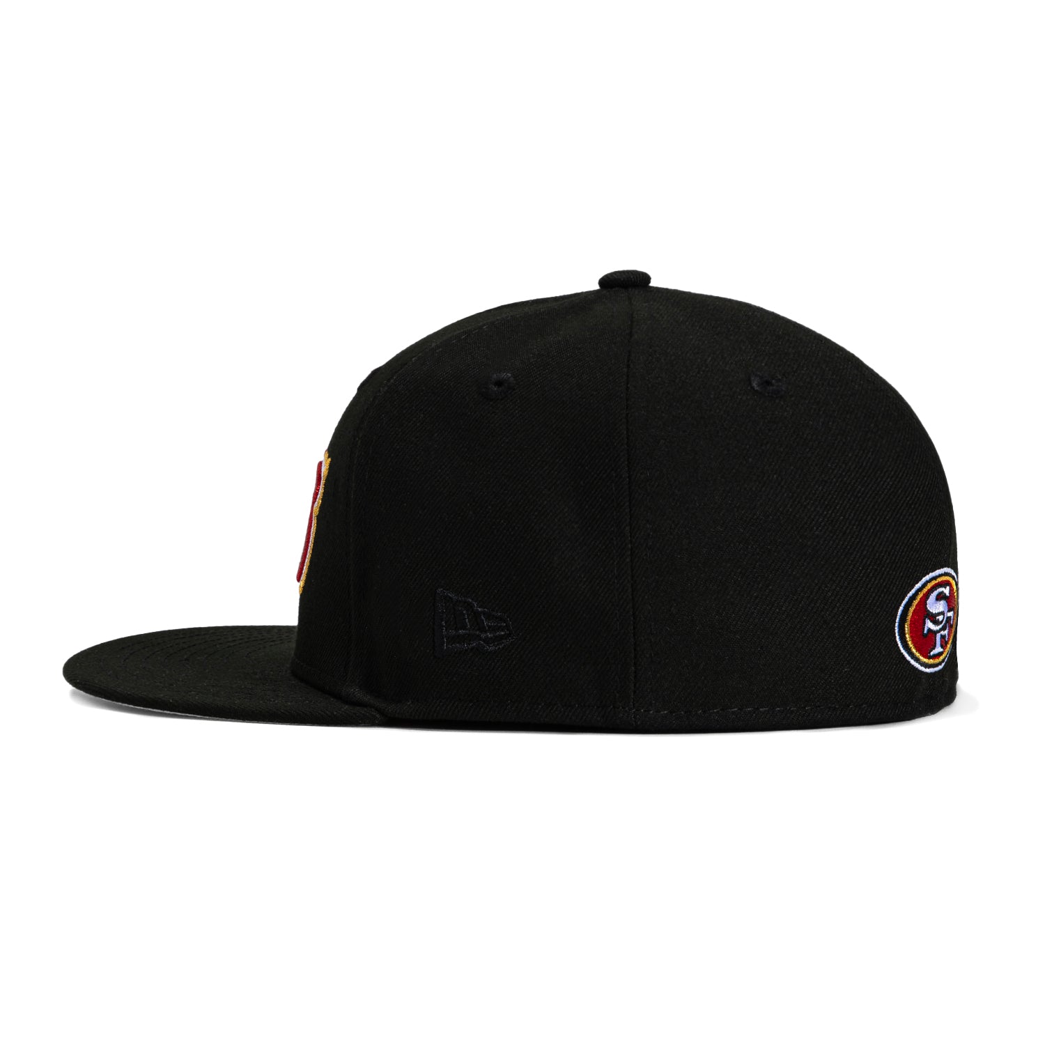 New Era 59Fifty San Francisco 49ers 30th Anniversary Champions Patch Word Hat - Black