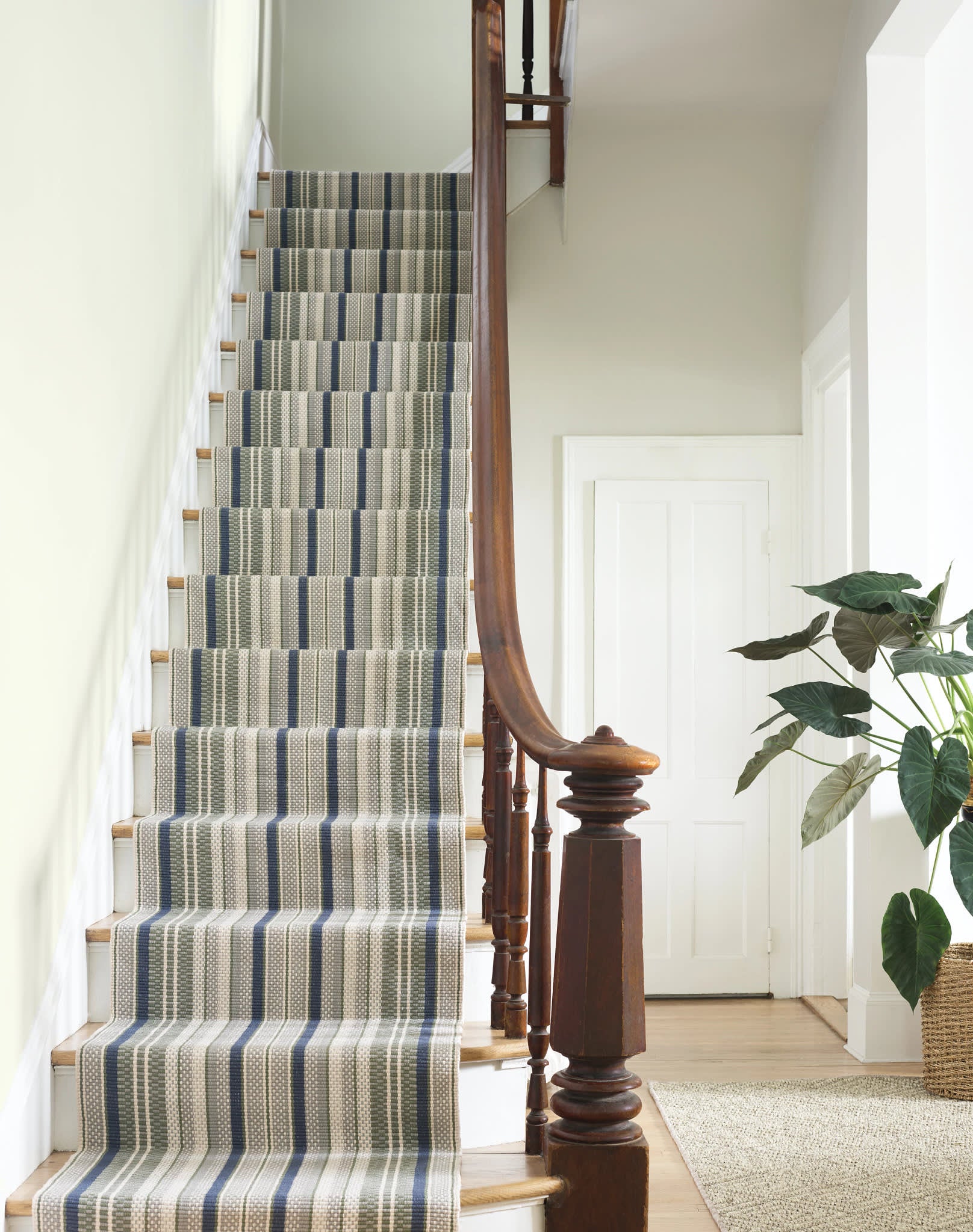 Bay Stripe Handwoven Cotton Rug