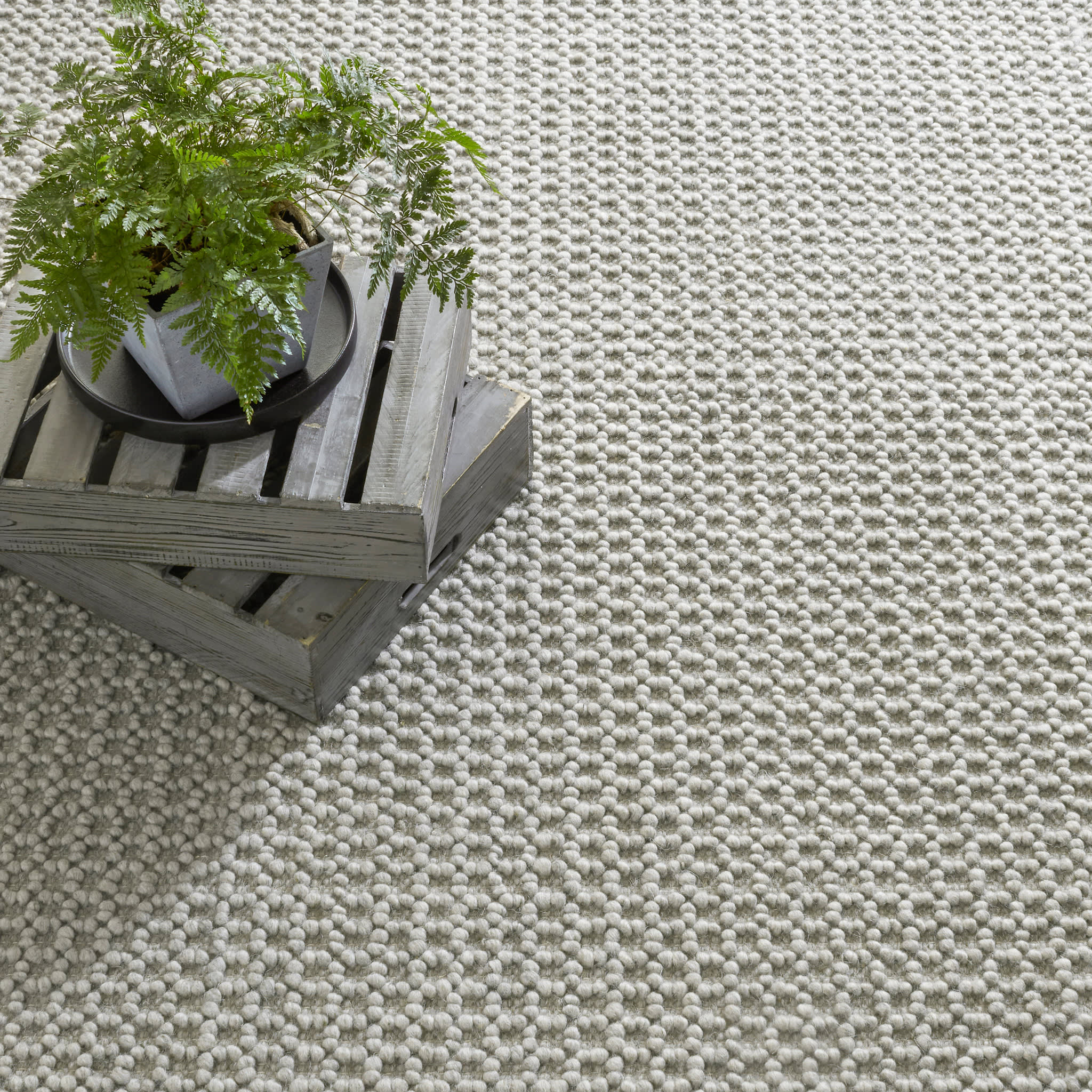 Hooper Grey Handwoven Wool Rug