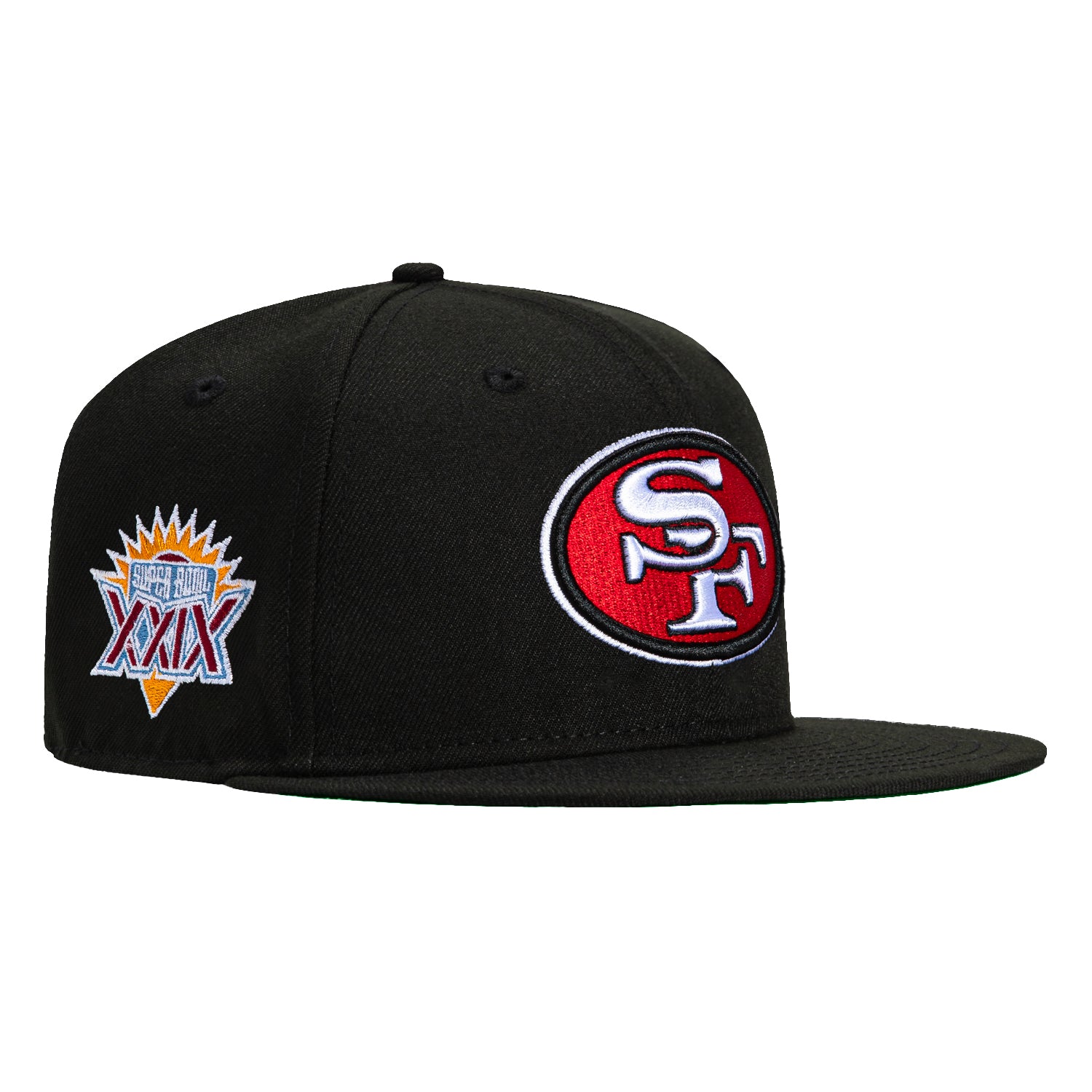 New Era 59Fifty San Francisco 49ers 1995 Super Bowl Patch Hat - Black