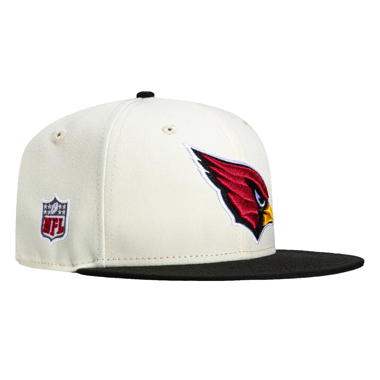 New Era 9Fifty Arizona Cardinals OTC Snapback Hat - White, Black