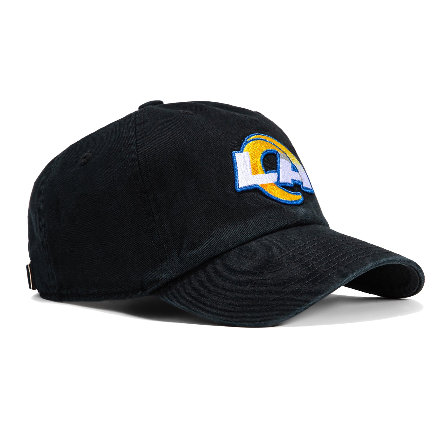 47 Brand Los Angeles Rams Cleanup OTC Adjustable Hat - Black