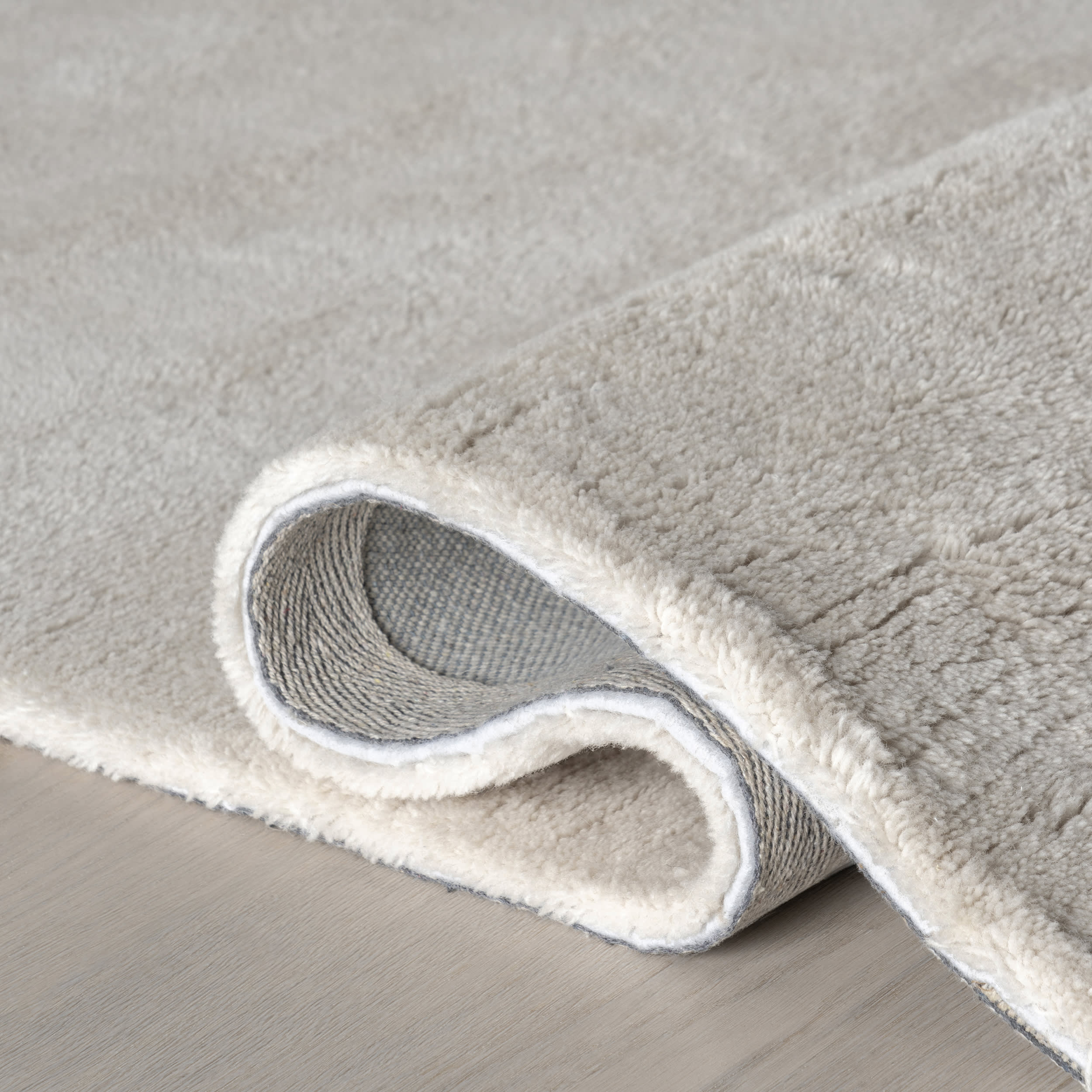 Gaia New Zealand Wool Shag Rug | Ivory