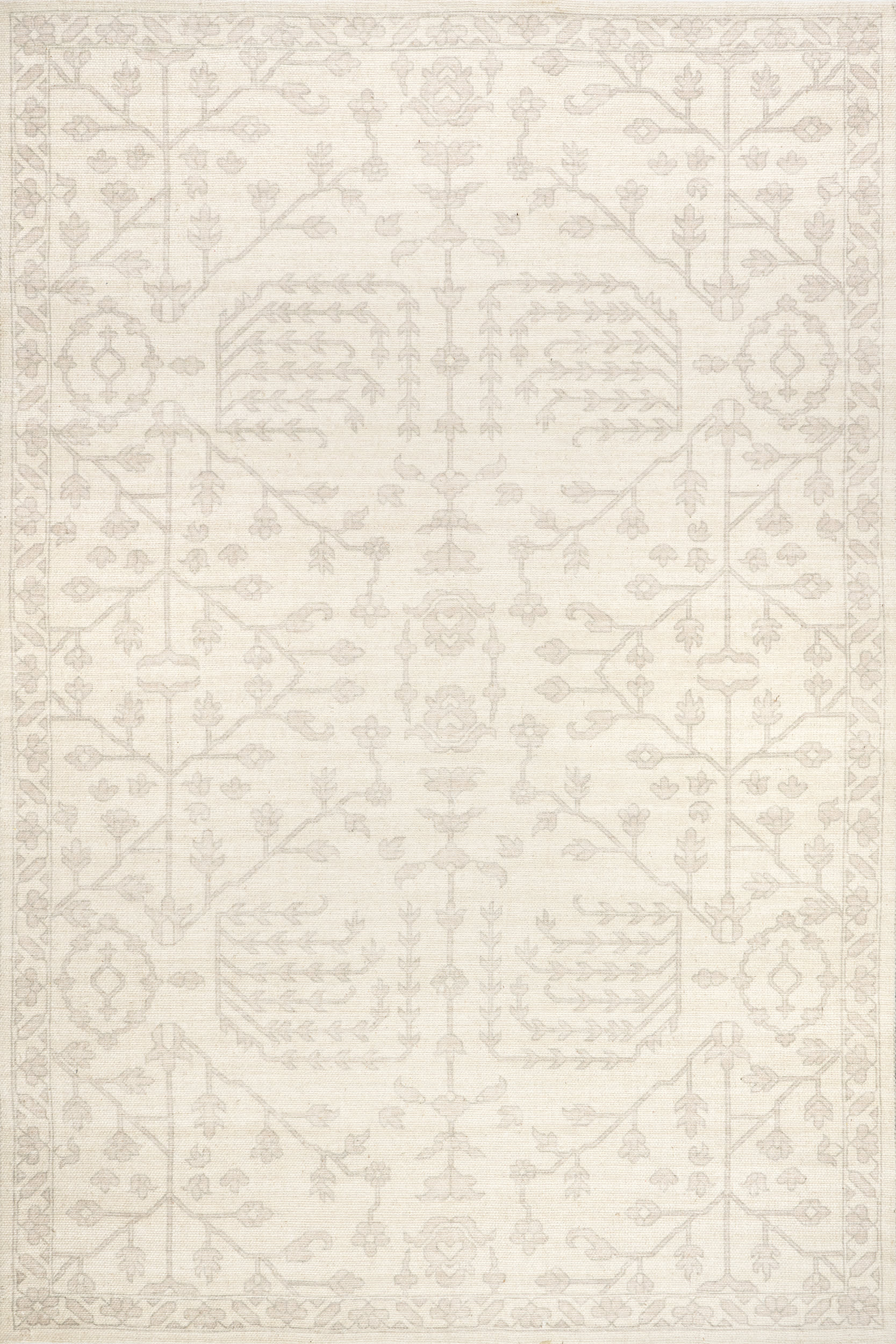 Gretel Wool and Cotton Rug | Beige