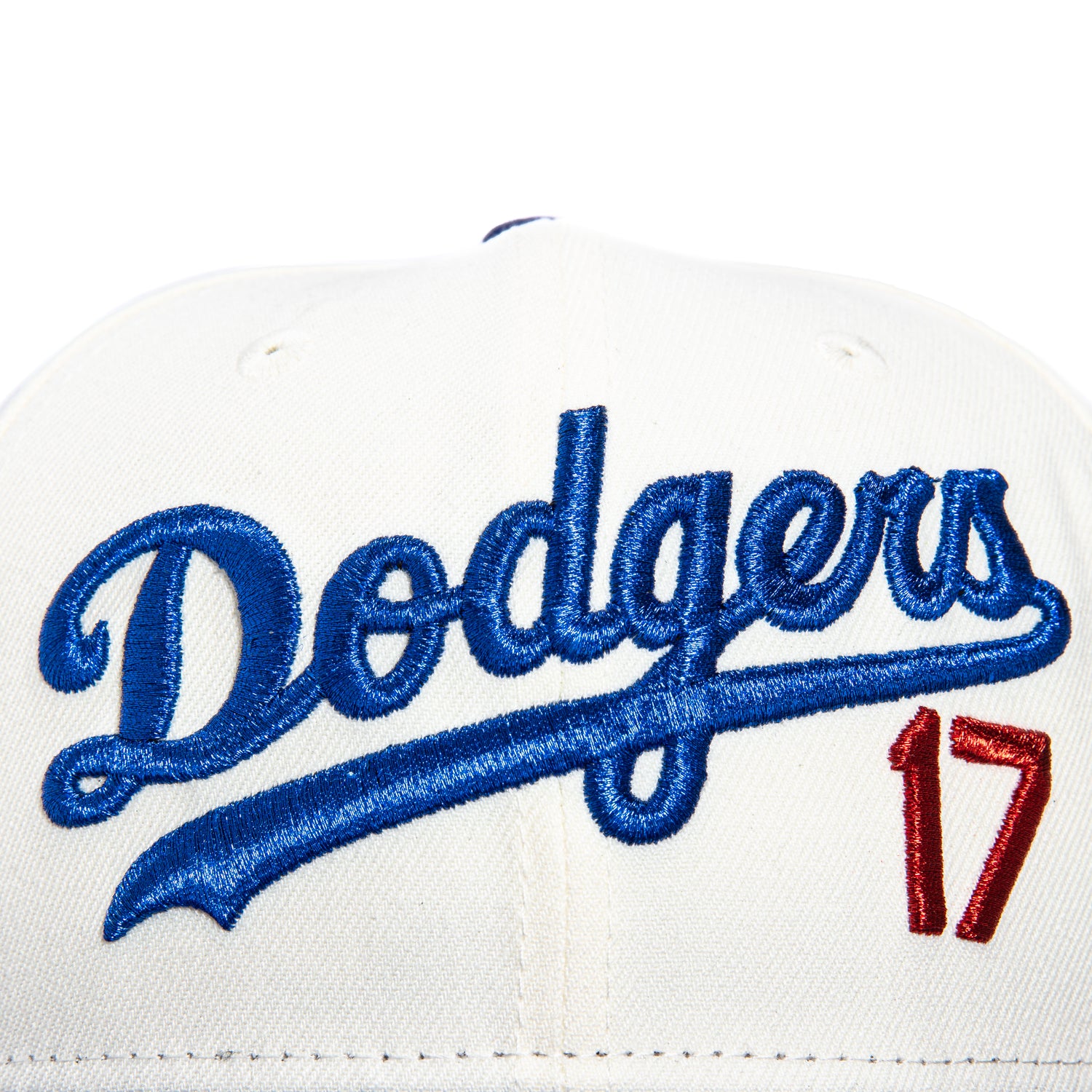 New Era 59Fifty Los Angeles Dodgers 17 Shohei Ohtani Patch Script Hat - White, Royal