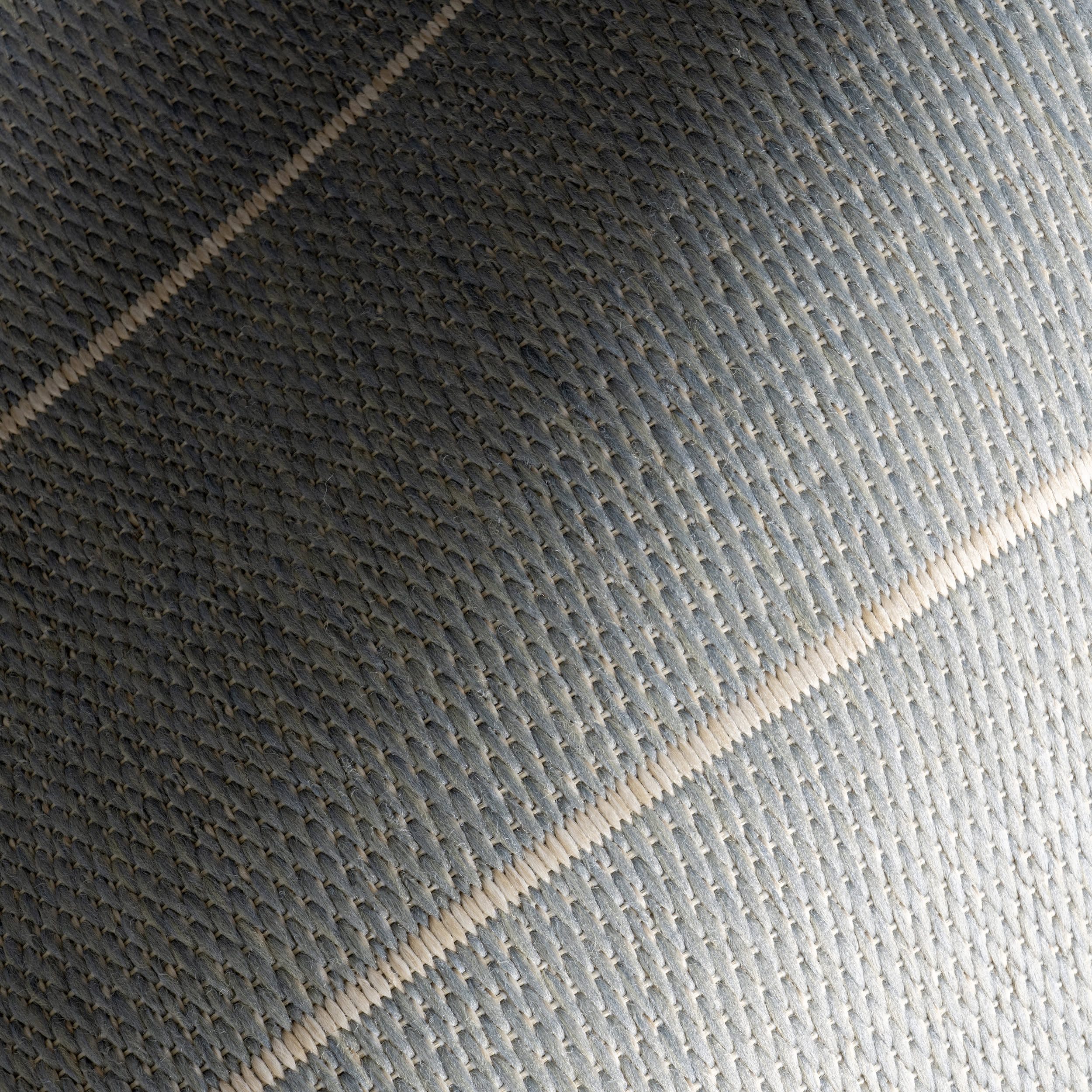 Venetian Pinstripes Indoor/Outdoor Rug | Slate Blue