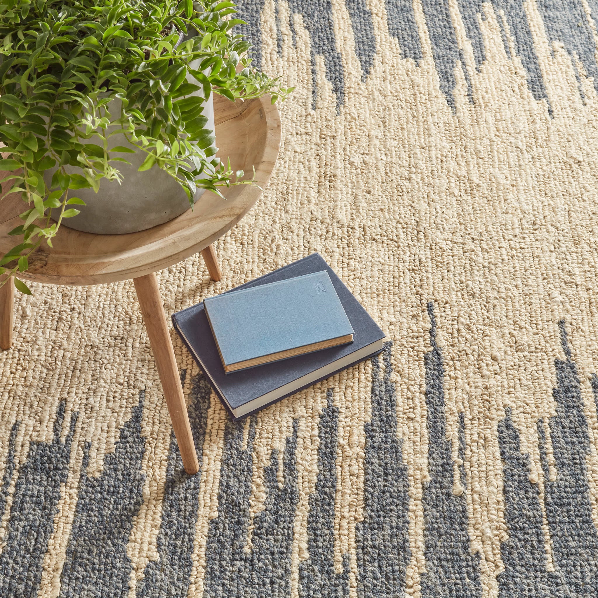 Moss Moonlight Handwoven Jute Rug