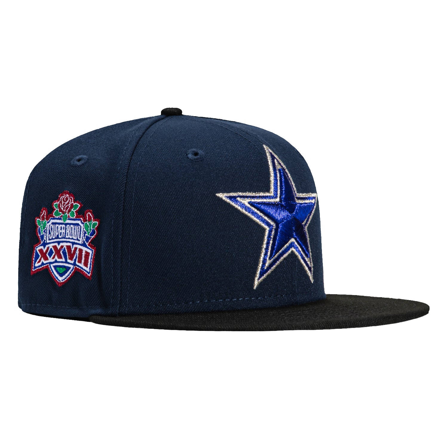 New Era 59Fifty Dallas Cowboys 1993 Super Bowl Patch Hat - Navy, Black