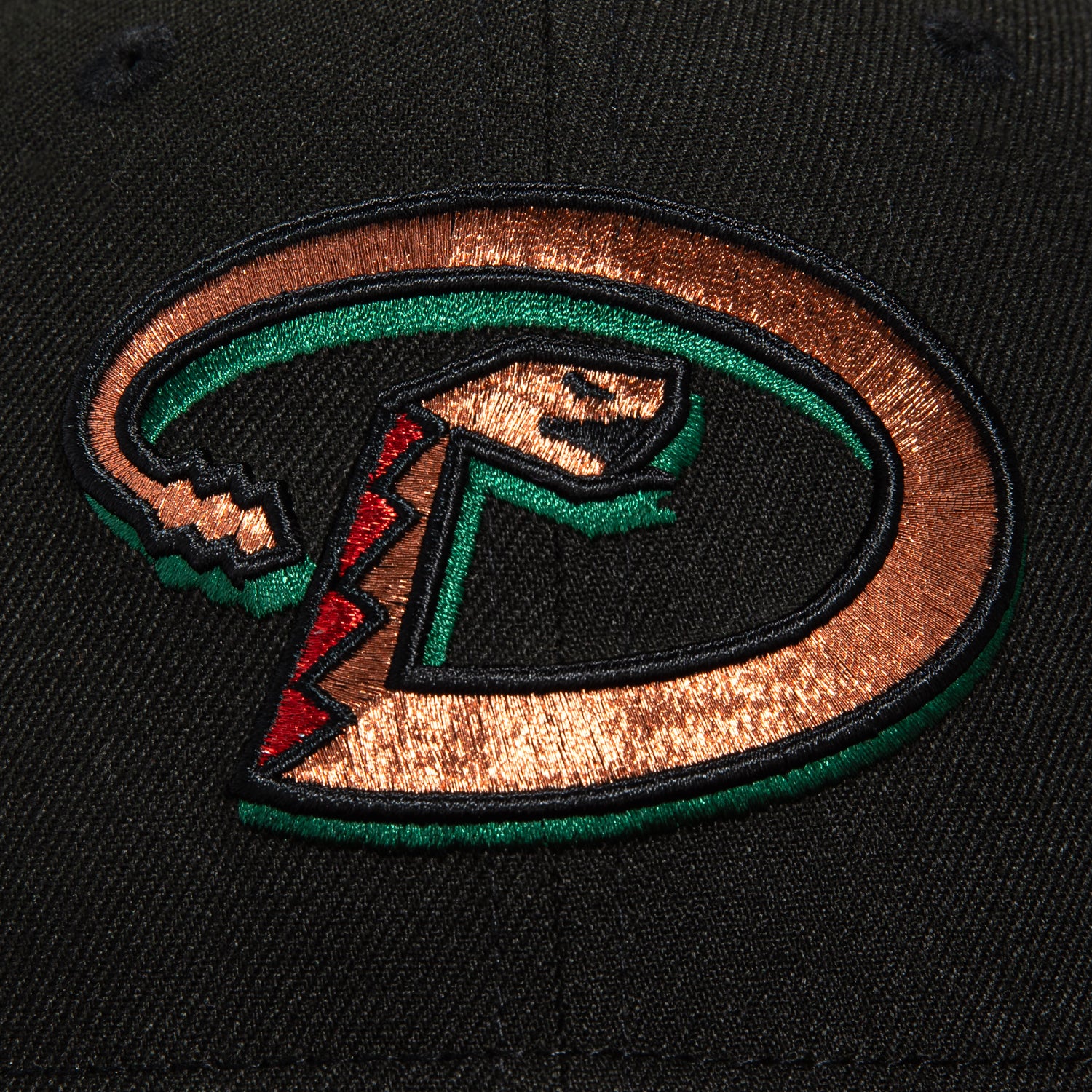 New Era 59Fifty Arizona Diamondbacks Inaugural Patch D Hat - Black, Maroon, Metallic Copper