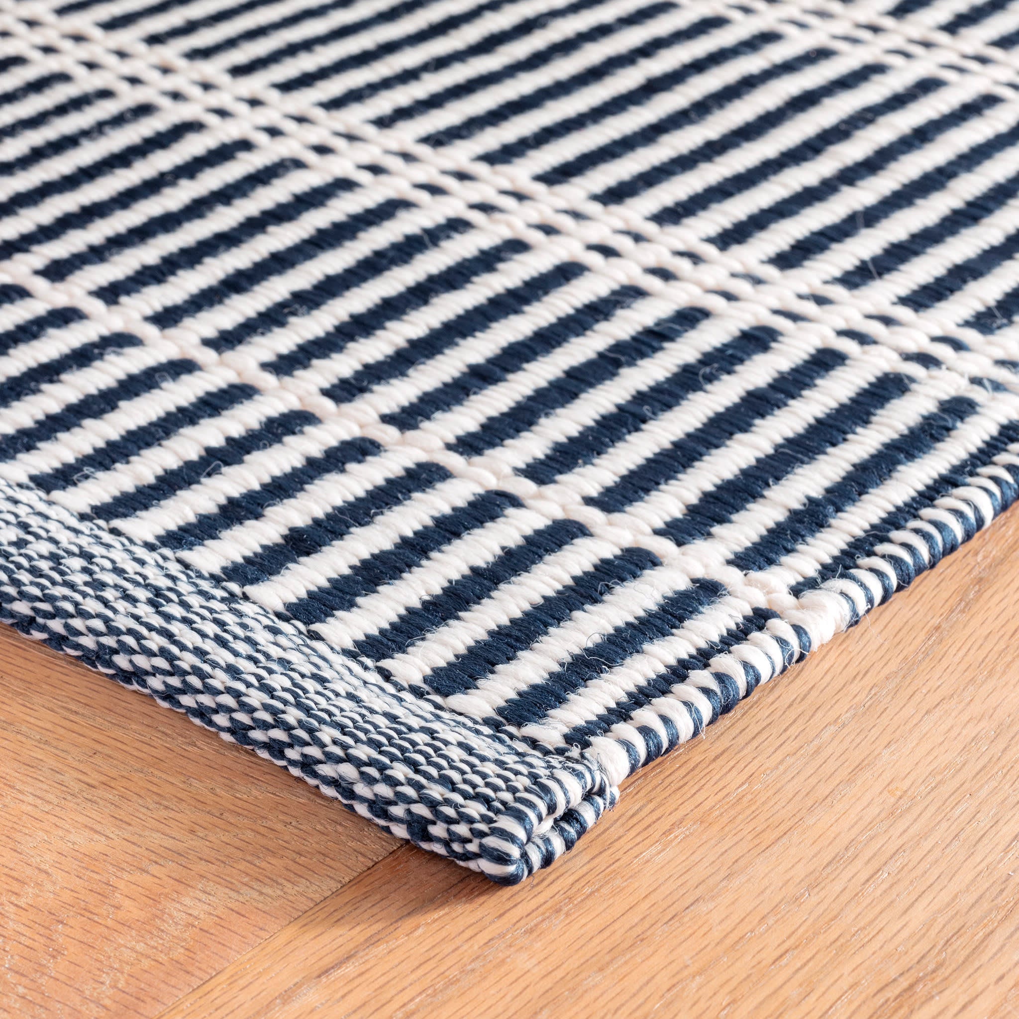 Marlo Navy Handwoven Indoor/Outdoor Rug