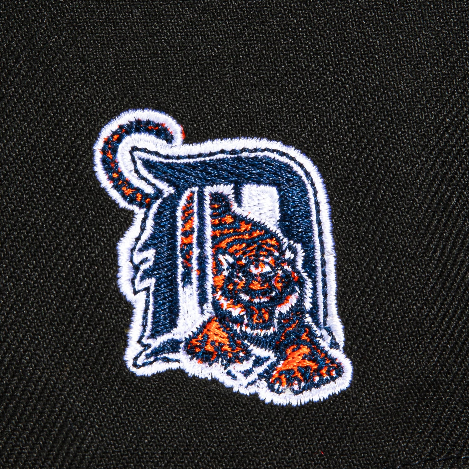 New Era 59Fifty Detroit Tigers Logo Patch Script Hat - Black