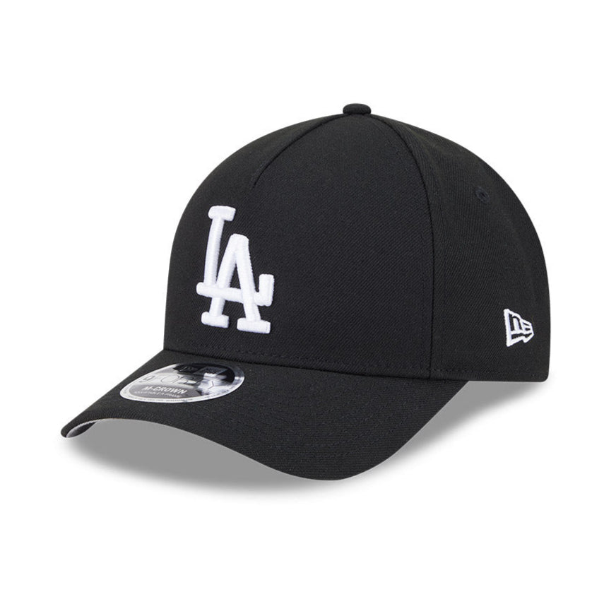 New Era 9Forty M-Crown A-Frame Los Angeles Dodgers Snapback Hat - Black, White