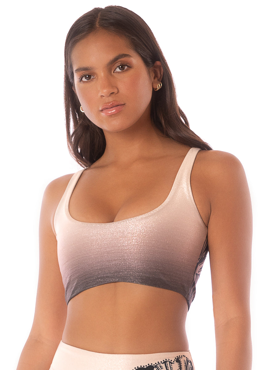 Maaji Winter Mist Jordana Crop Top Bikini Top