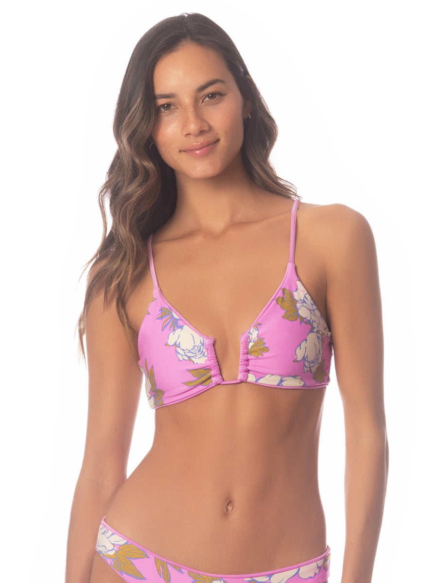 Maaji Fondant Pink Bia U Wire Bralette Bikini Top