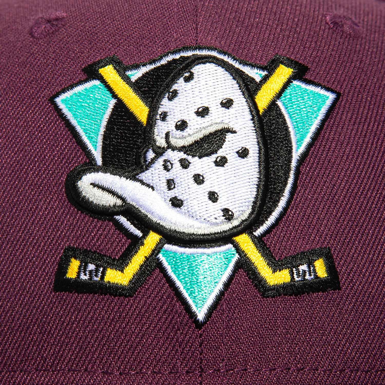 New Era 59Fifty Anaheim Ducks 2002 All Star Game Patch Hat - Maroon