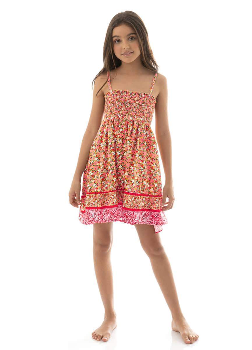 Maaji Cherry Blossom Allison Girls Short Dress