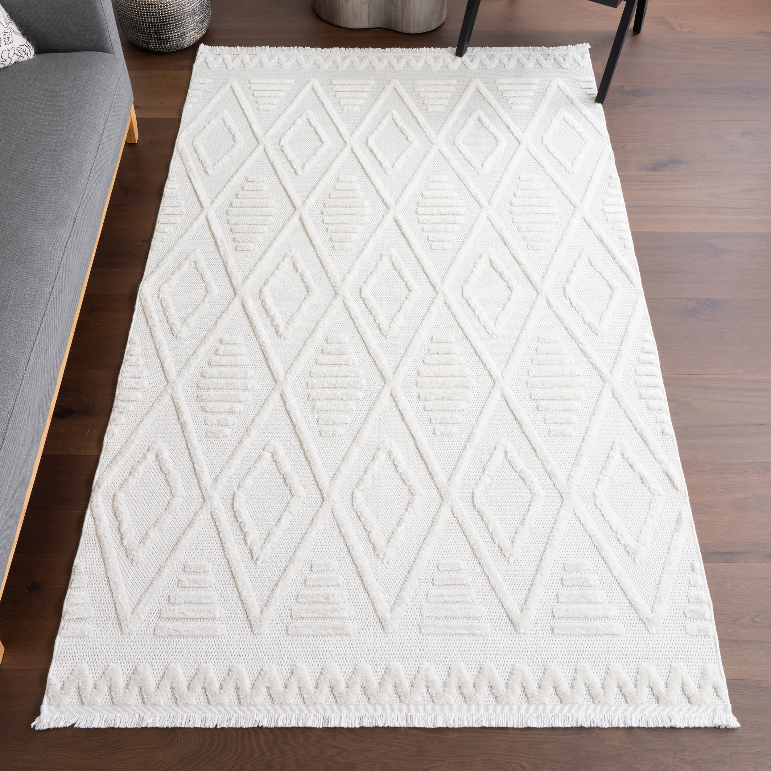 Viviana Trellis Rug | Cream