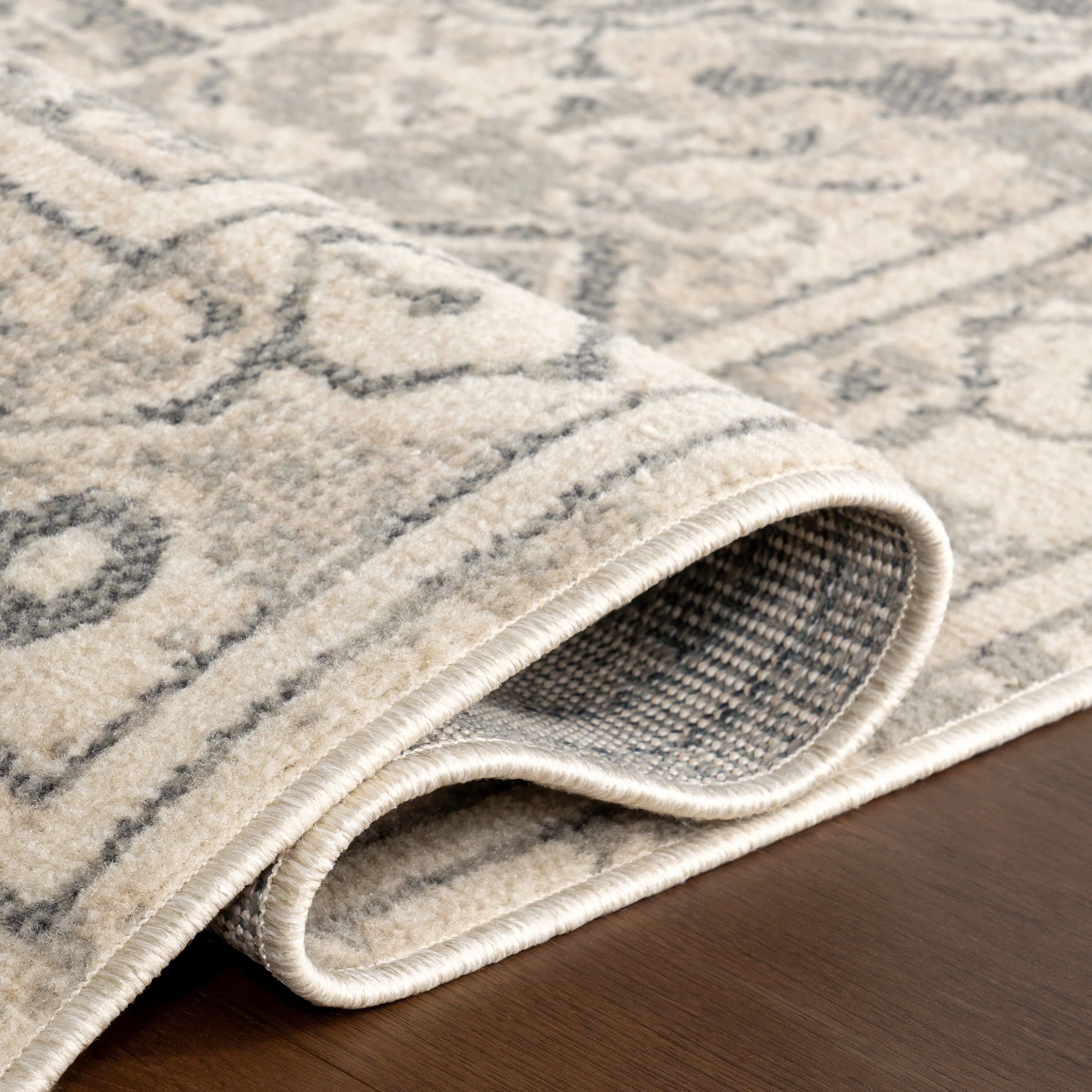 Taisa Medallion Rug | Grey