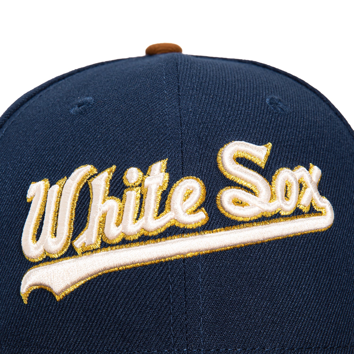 New Era 59Fifty Chicago White Sox All Star Years Patch Script Hat - Navy, Khaki