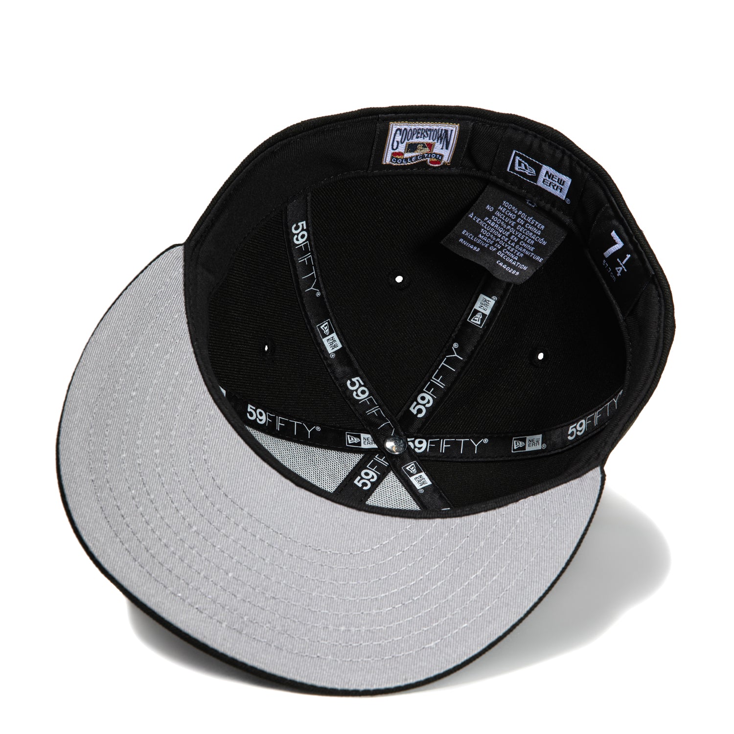 New Era 59Fifty Los Angeles Dodgers 60th Anniversary Patch Upside Down Hat - Black, White