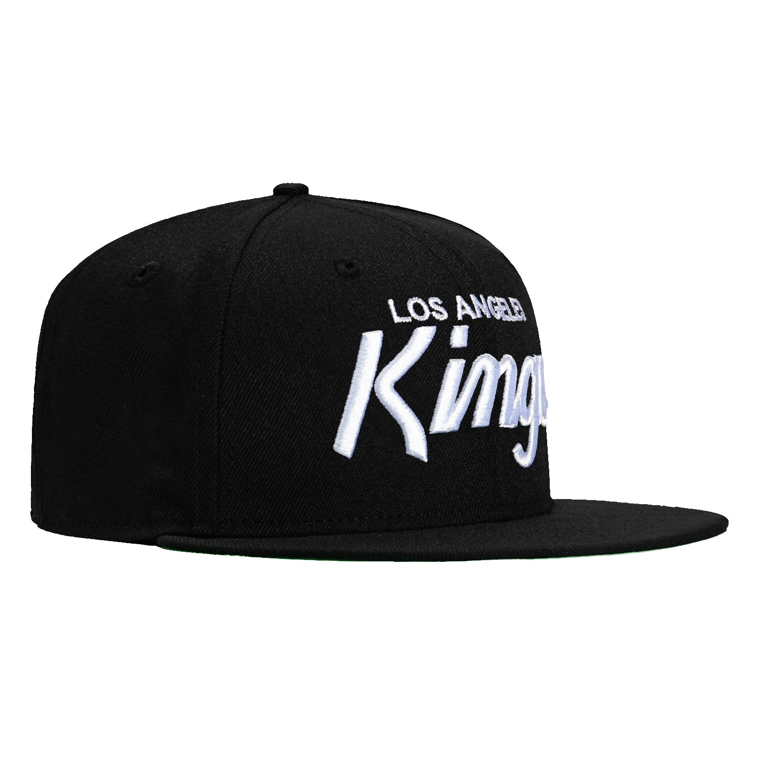 New Era 59Fifty Los Angeles Kings Script Hat - Black, White