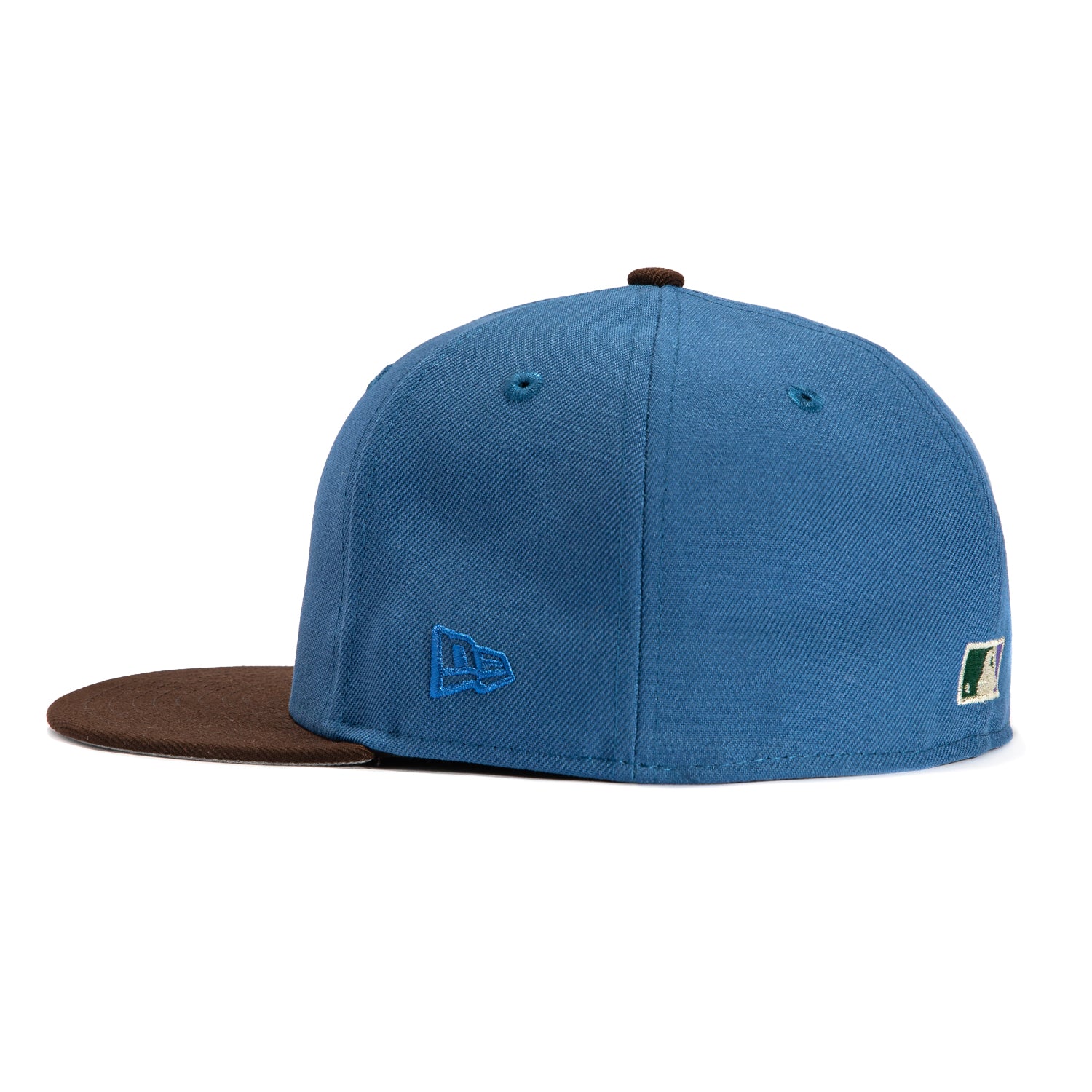 New Era 59Fifty Seattle Steelheads 30th Anniversary Patch Hat - Indigo, Brown, Metallic Silver