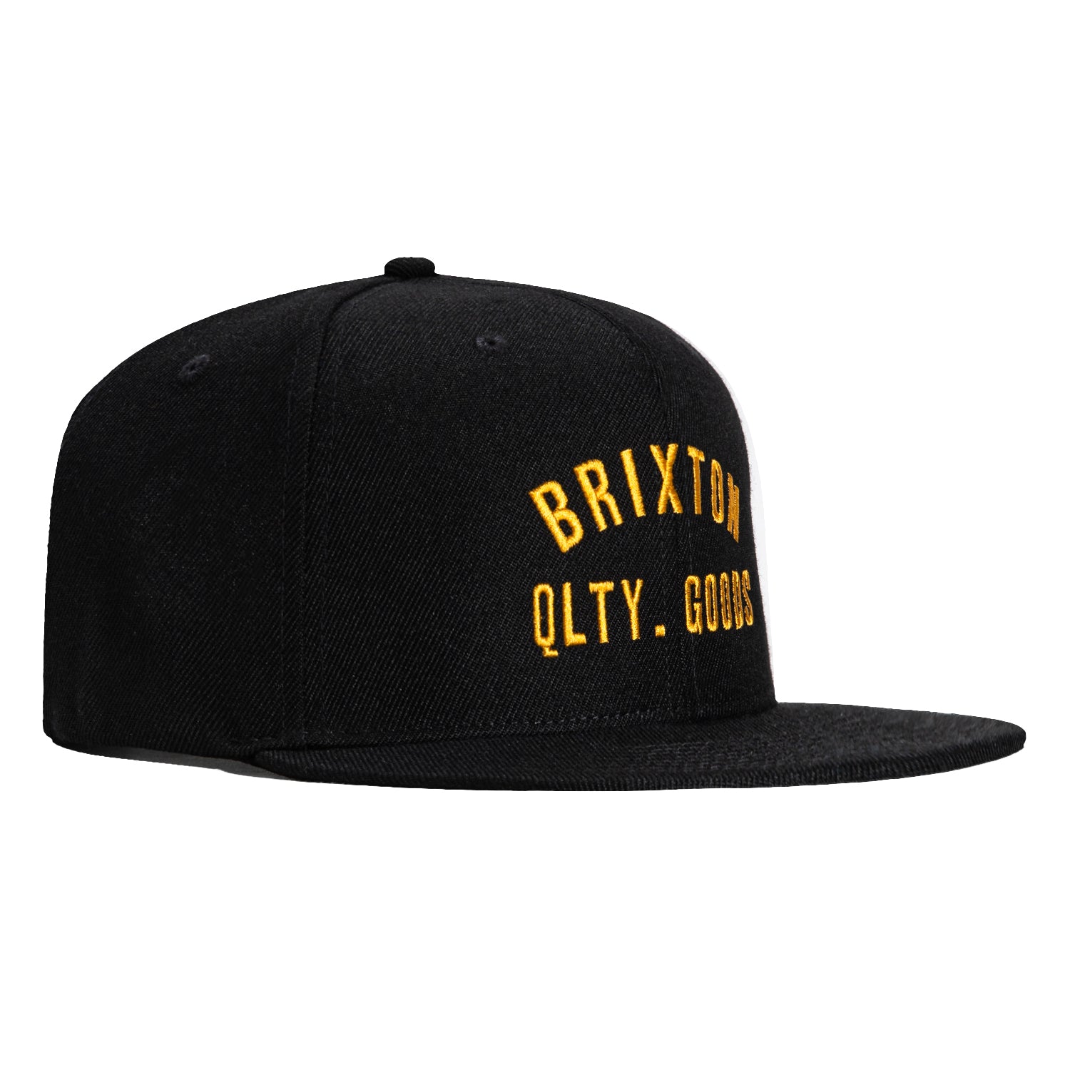 Brixton Woodward Snapback Hat - Black