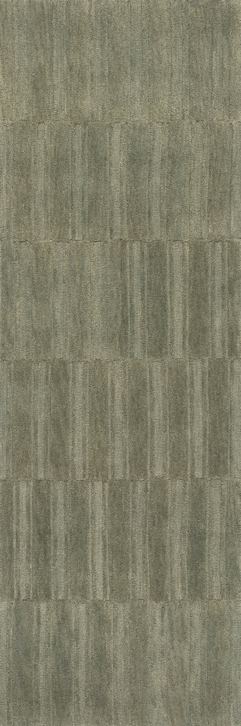 Starke Broken Stripe Wool Rug | Olive