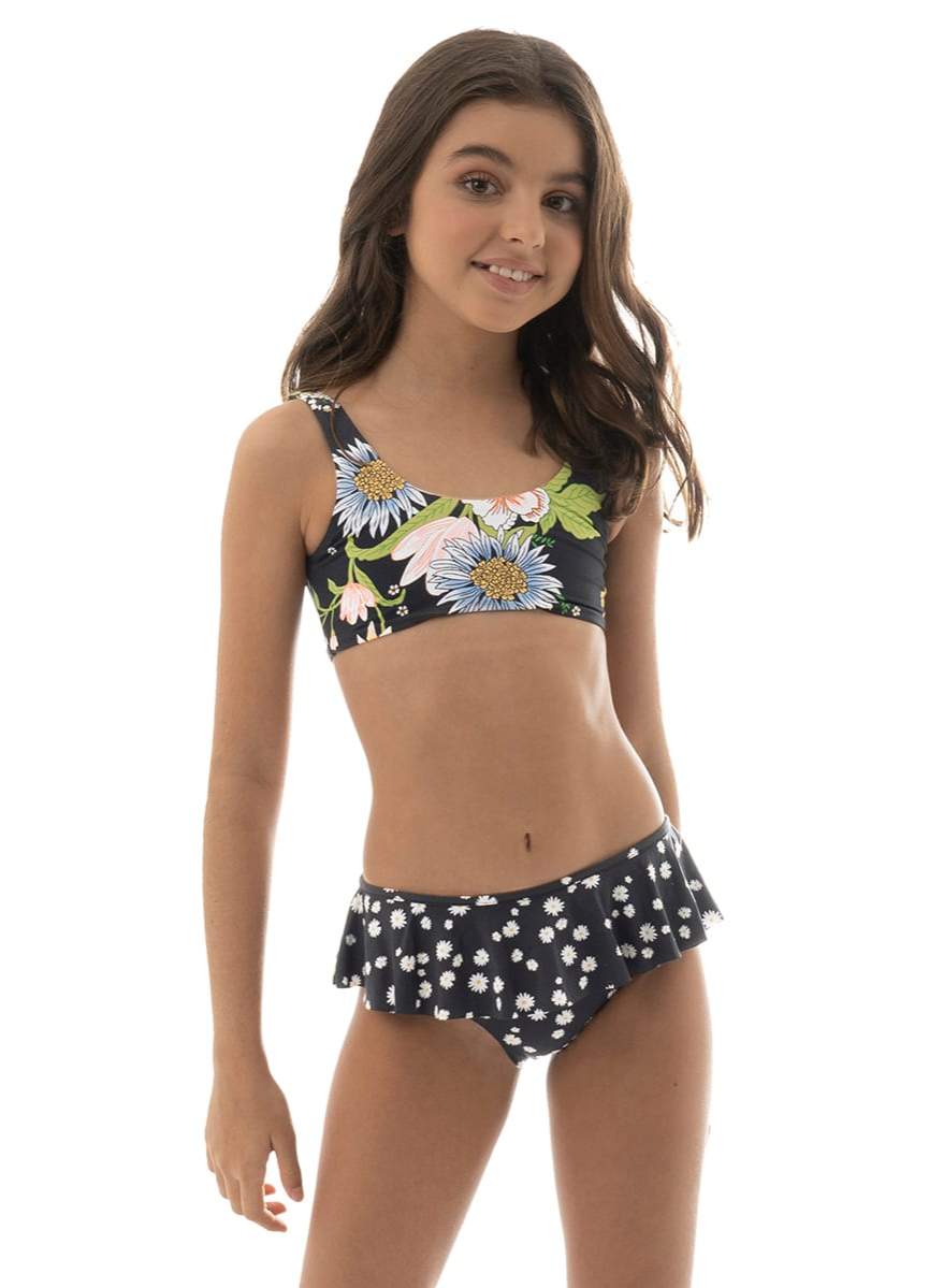 Maaji Ditsy Daisy Vulcan Girls Bikini Set