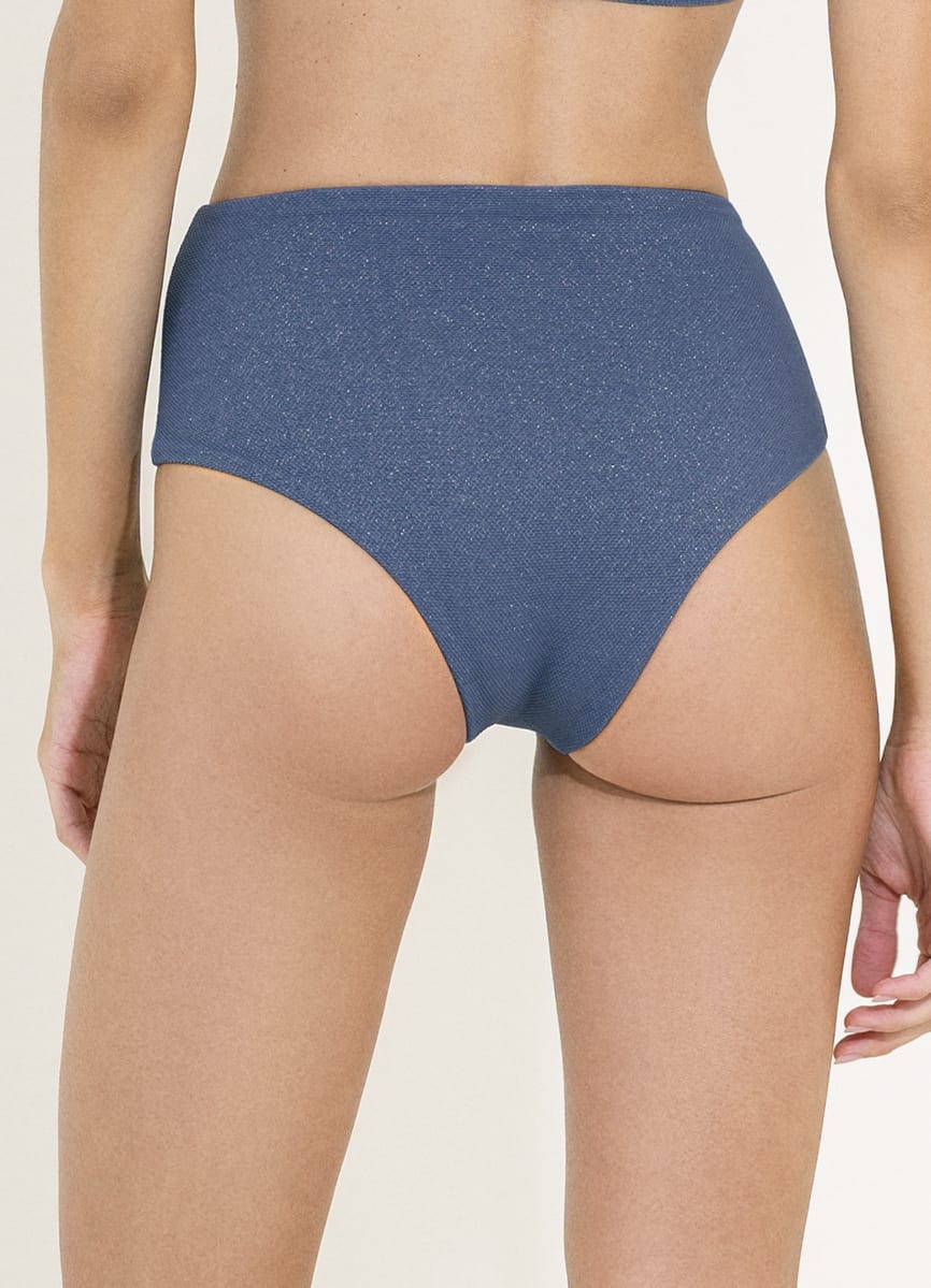 Maaji Blue Lagoon Venus Mid Rise Bikini Bottom