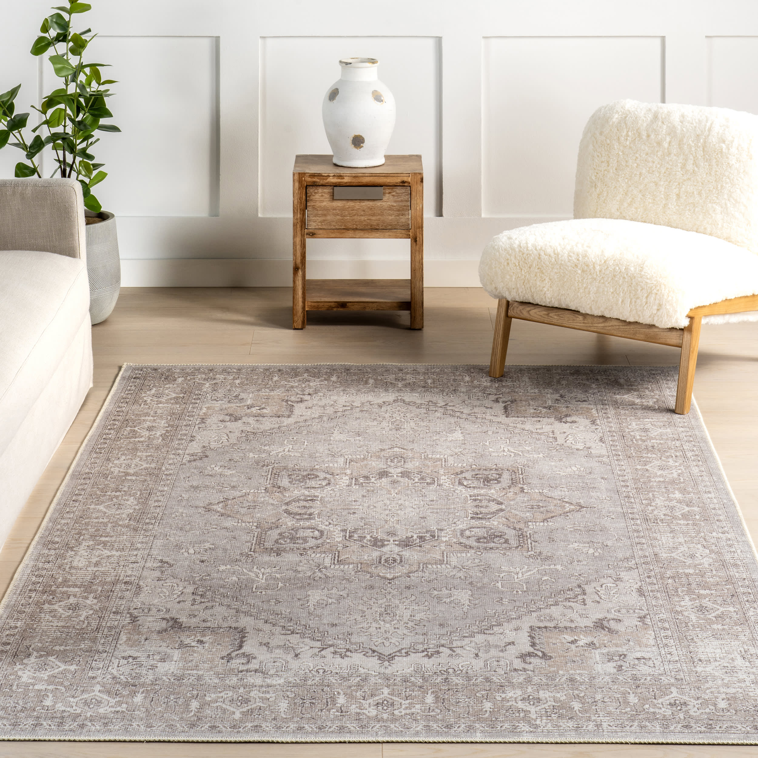 Manuela Medallion Rug | Beige