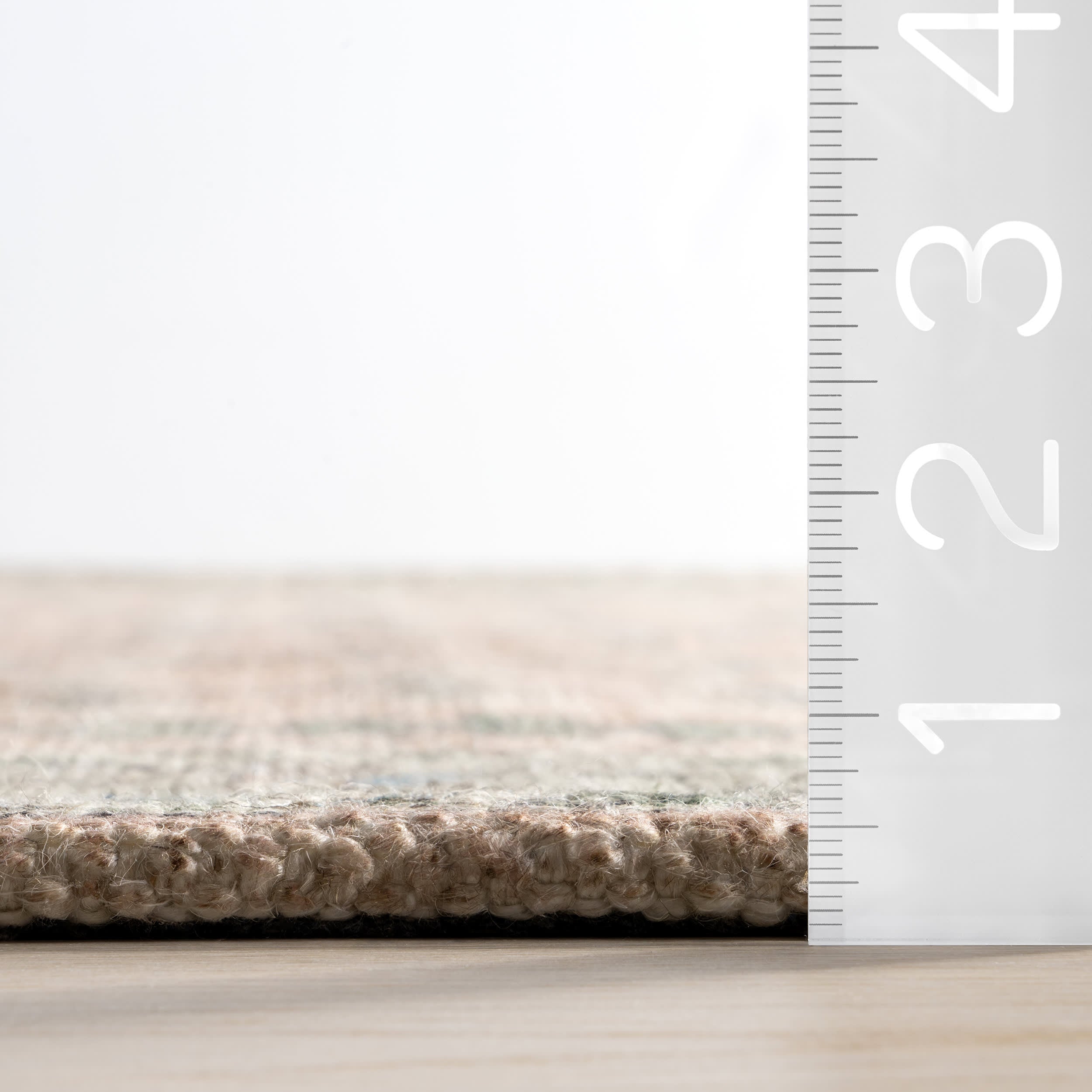 Mythic Wool and Cotton Rug | Peach