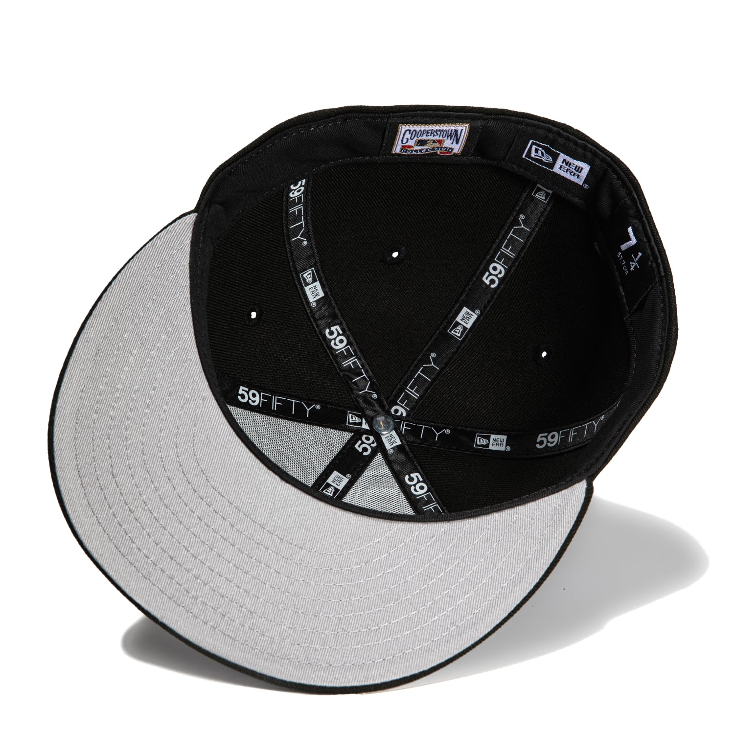 New Era 59Fifty Los Angeles Dodgers 100th Anniversary Patch Hat - Black, White