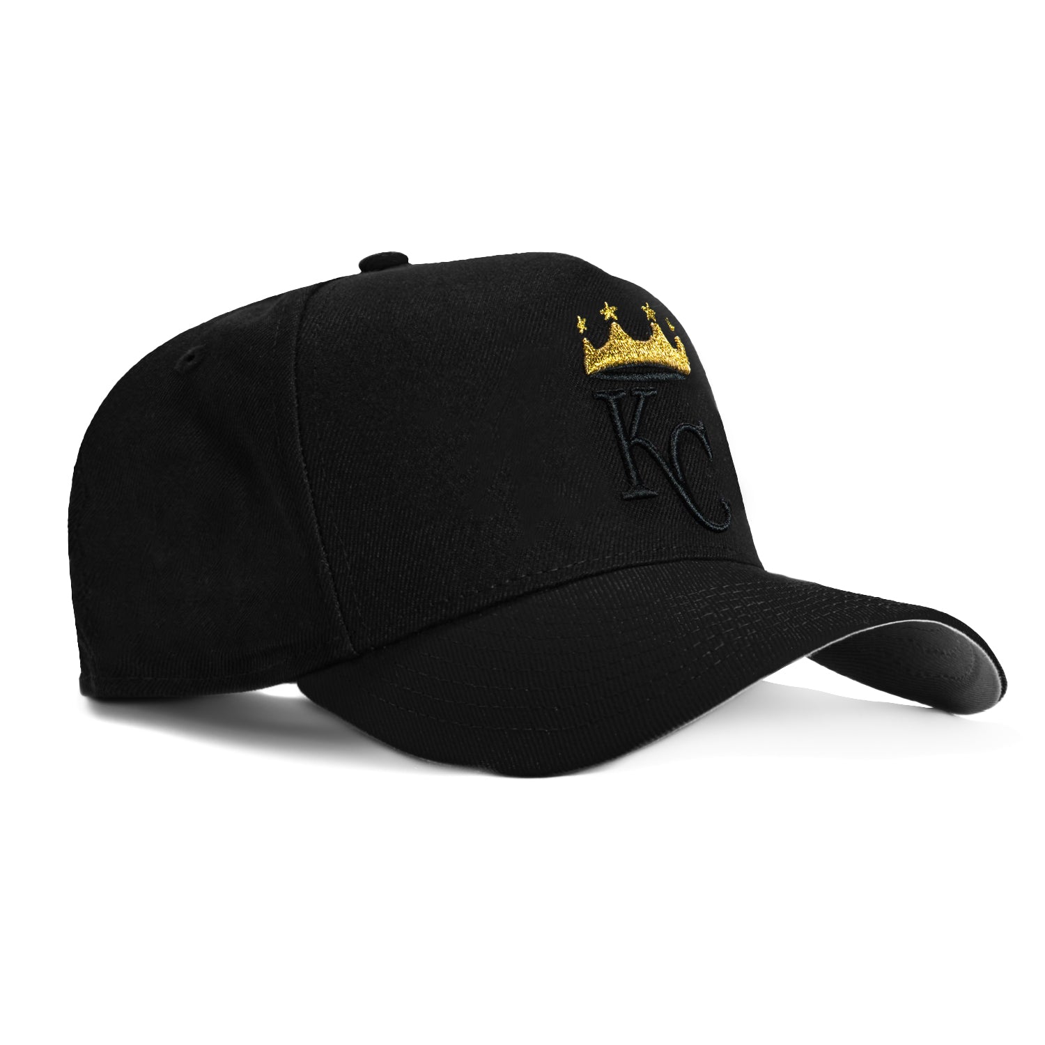 47 Brand Kansas City Royals MVP Adjustable Snapback Hat - Black, Metallic Gold