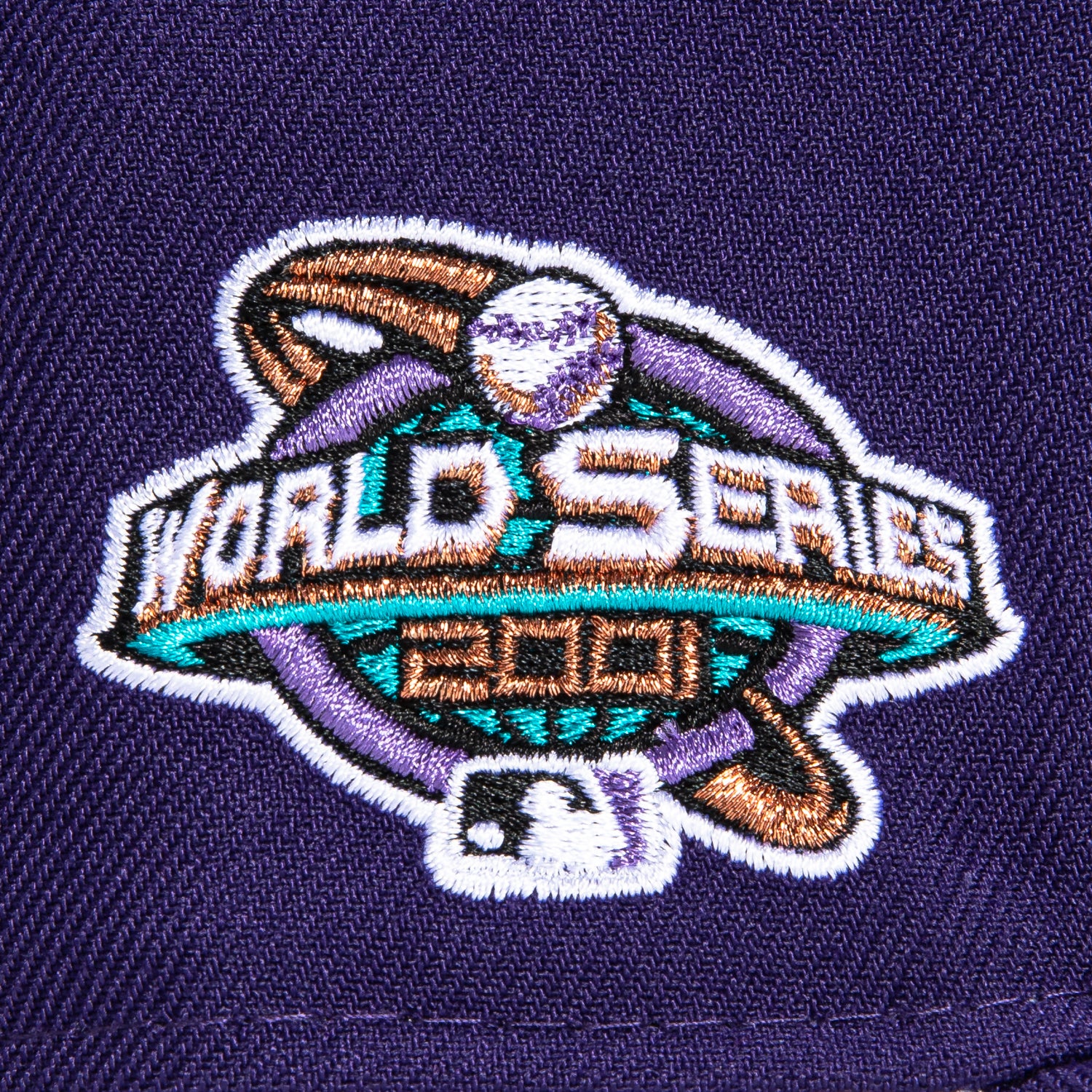 New Era 59Fifty Arizona Diamondbacks 2001 World Series Patch A Hat - Purple