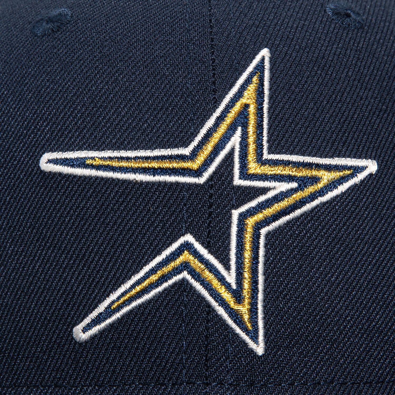 New Era 59Fifty Houston Astros 30th Anniversary Stadium Patch Hat - Navy, Metallic Gold