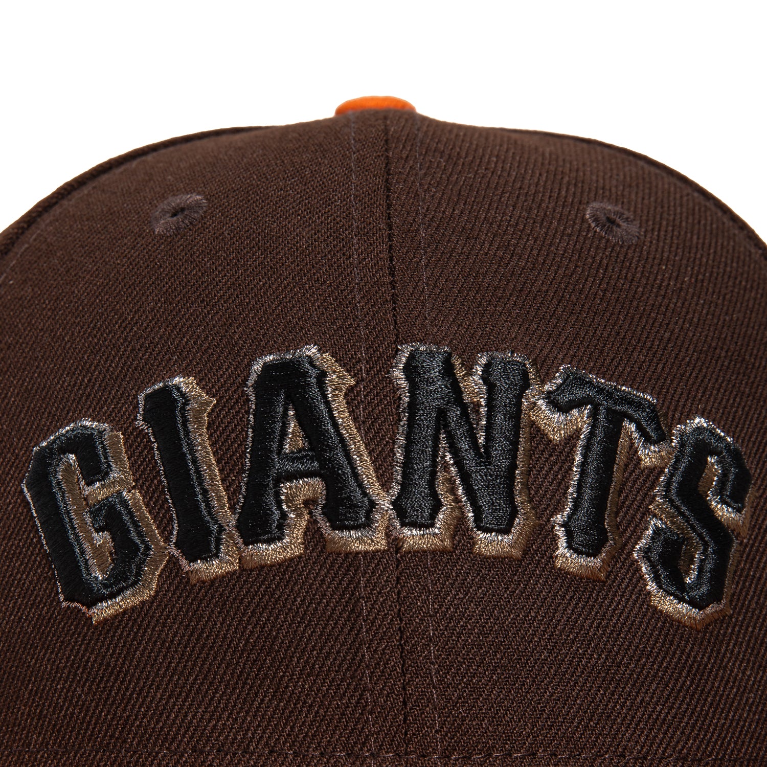 New Era 59Fifty San Francisco Giants 2007 All Star Game Patch Word Hat - Brown, Burnt Orange