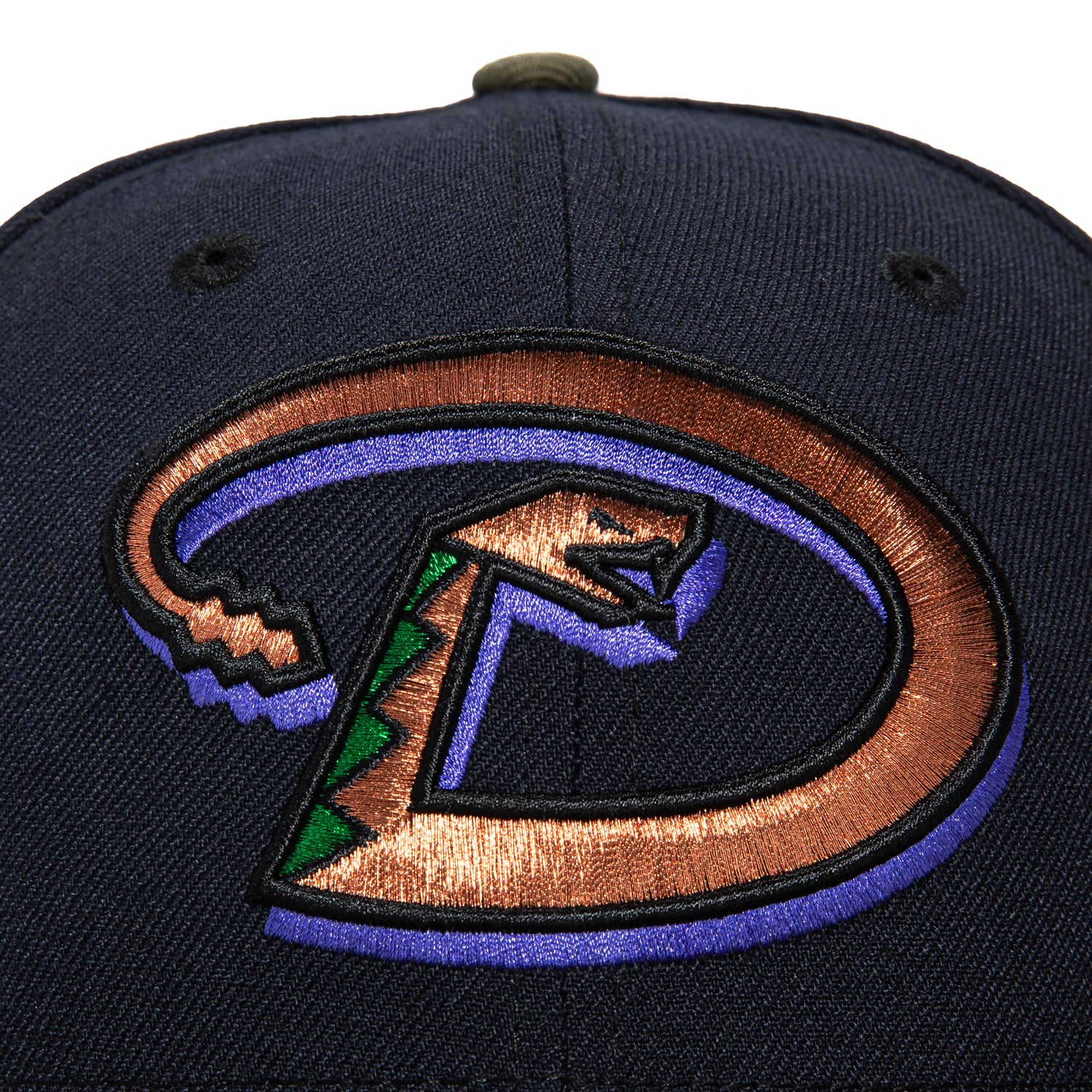 New Era 59Fifty Arizona Diamondbacks 2001 World Series Patch D Hat - Navy, Olive