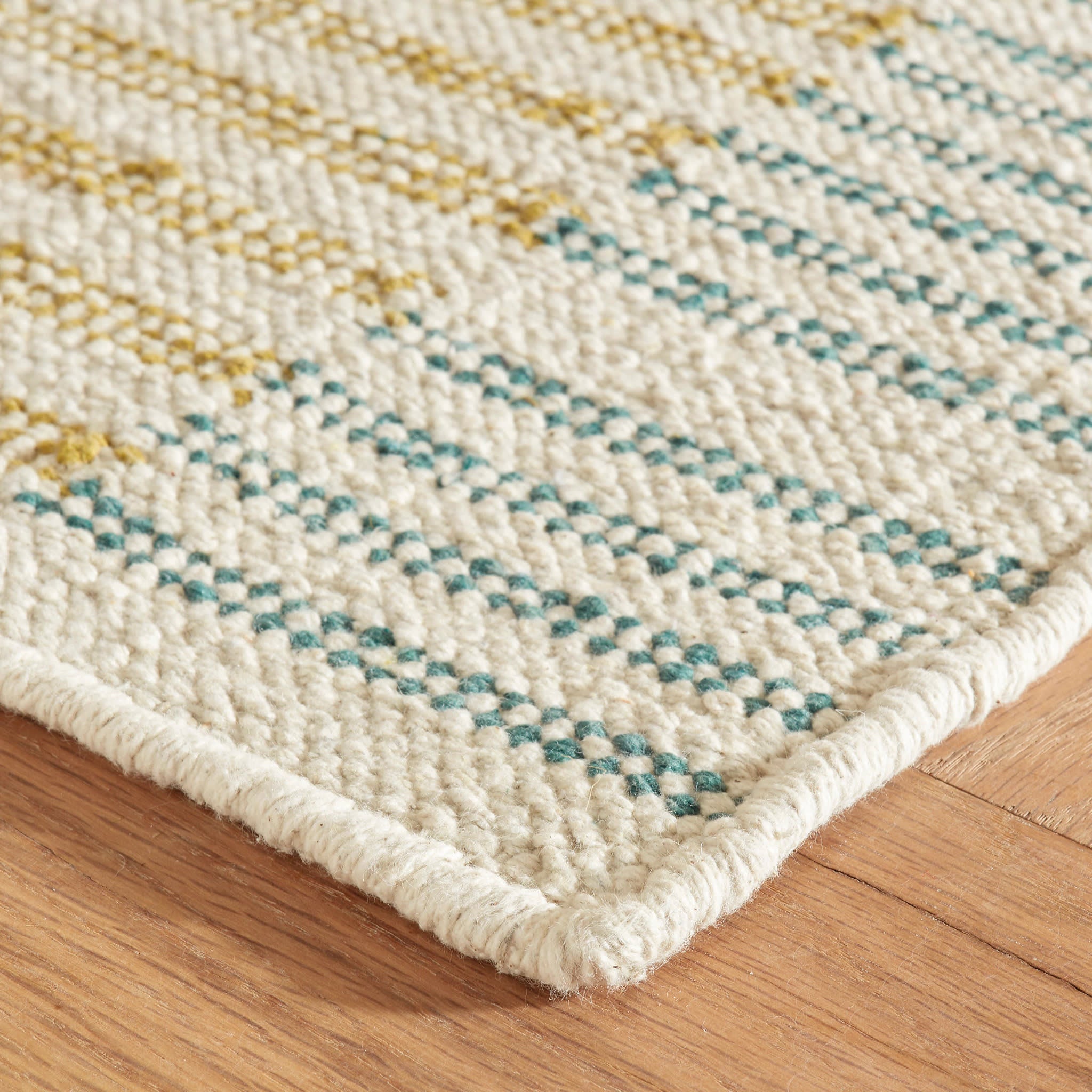 Gemma Juniper Hand Loom Knotted Cotton Rug