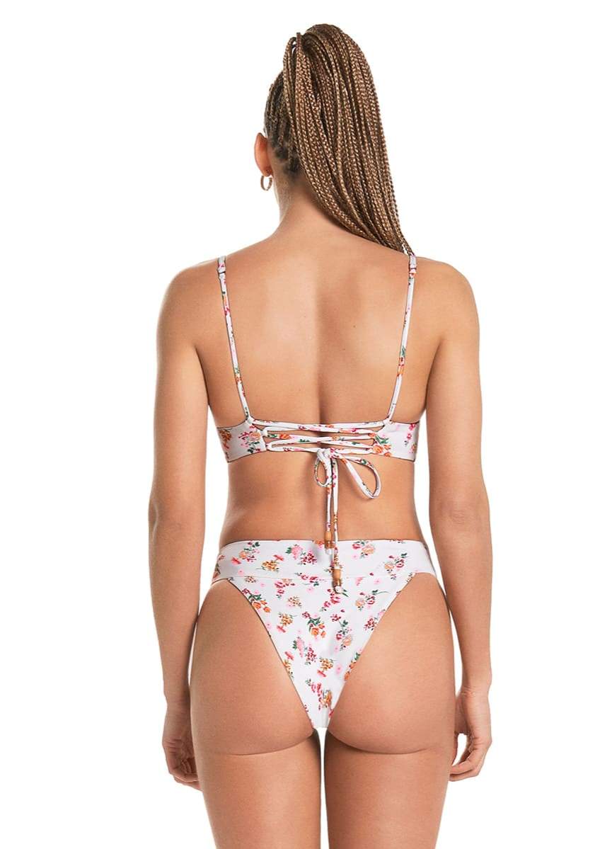 Maaji Fressia Parade Long Line Triangle Bikini Top