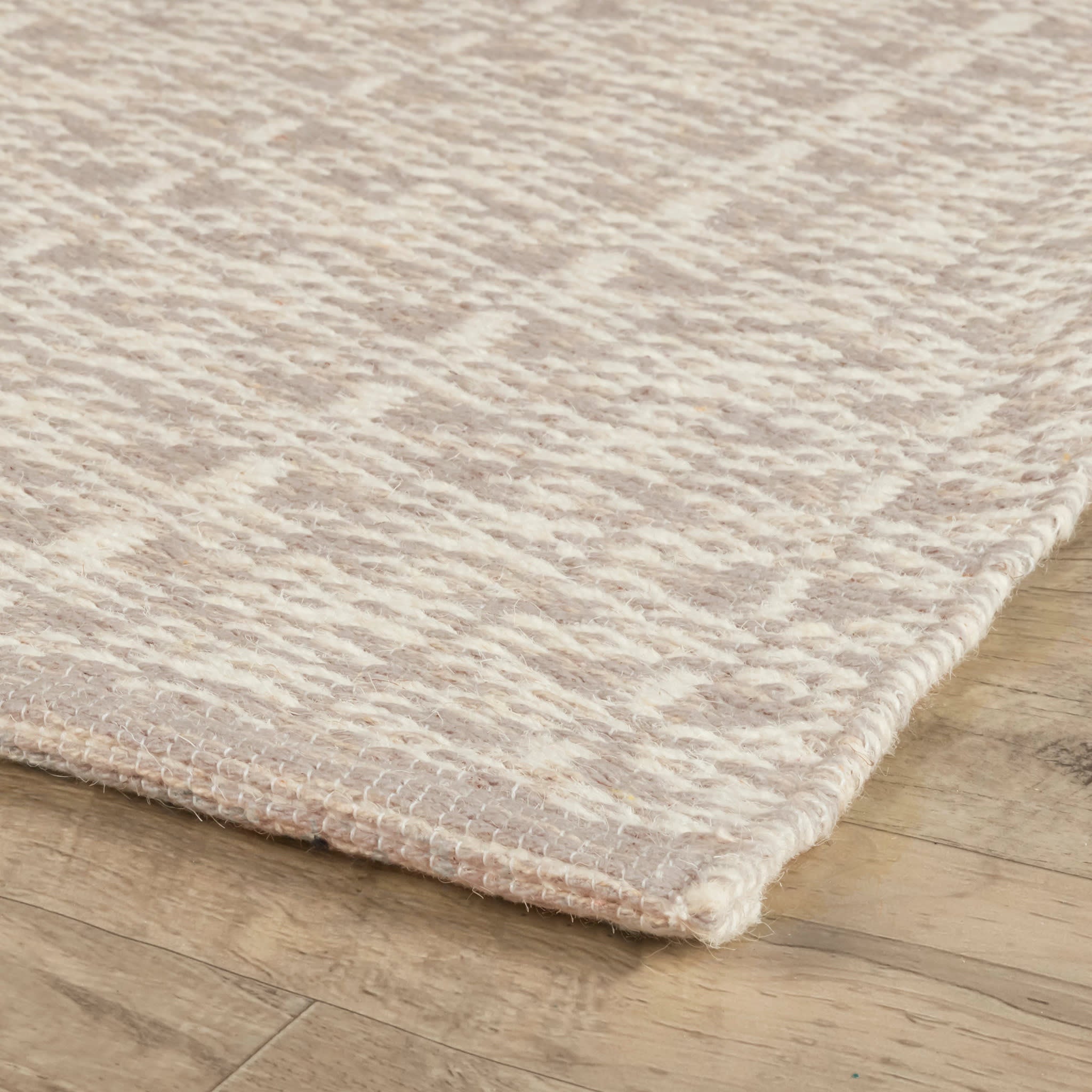 Bare Grey Handwoven Cotton Rug