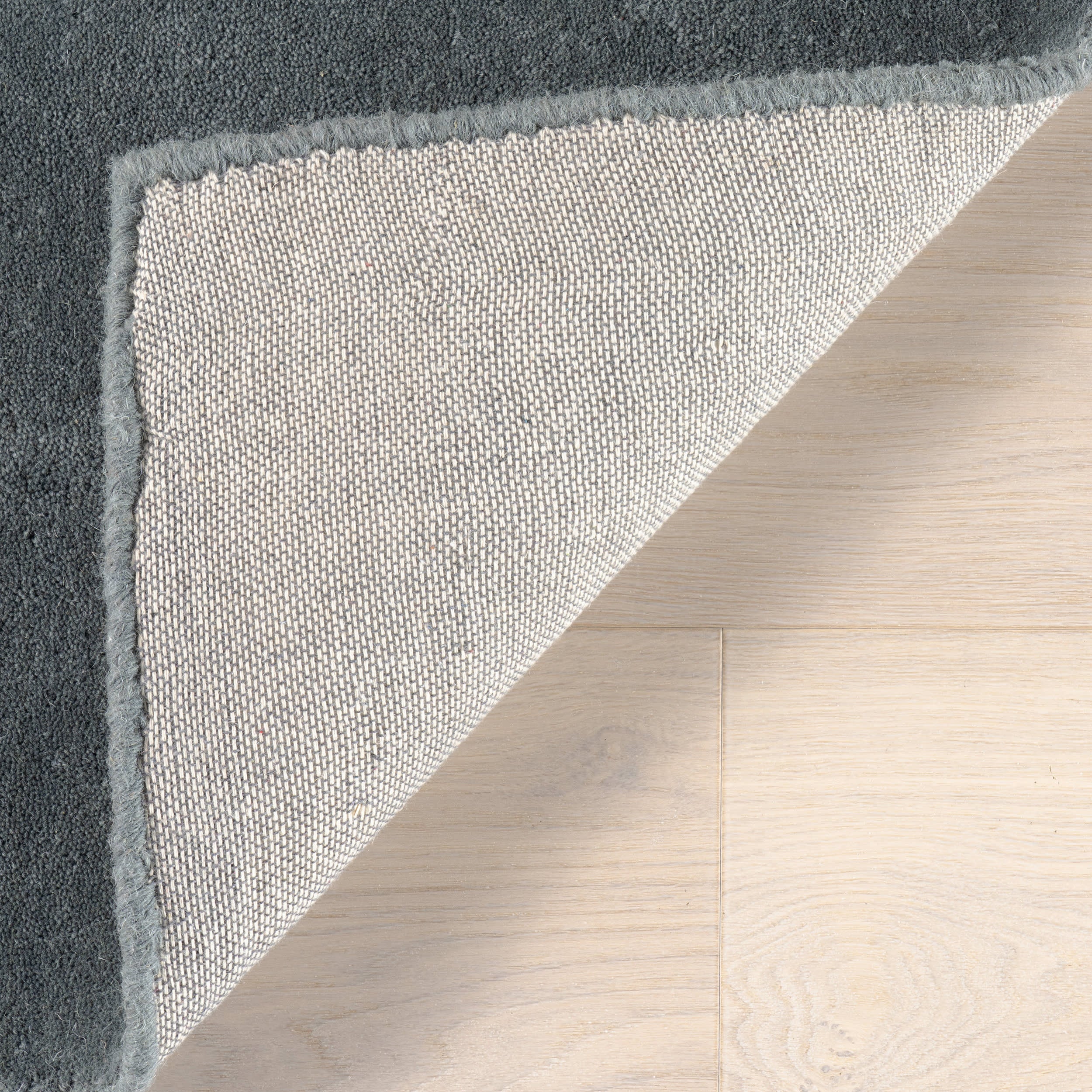 Maru Wool Rug | Blue Grey