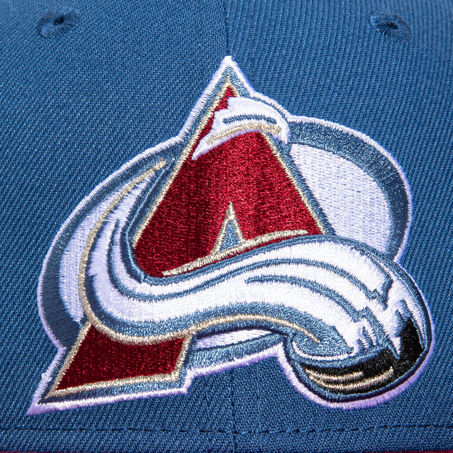 New Era 59Fifty Colorado Avalanche 2001 Stanley Cup Patch Hat - Indigo, Cardinal