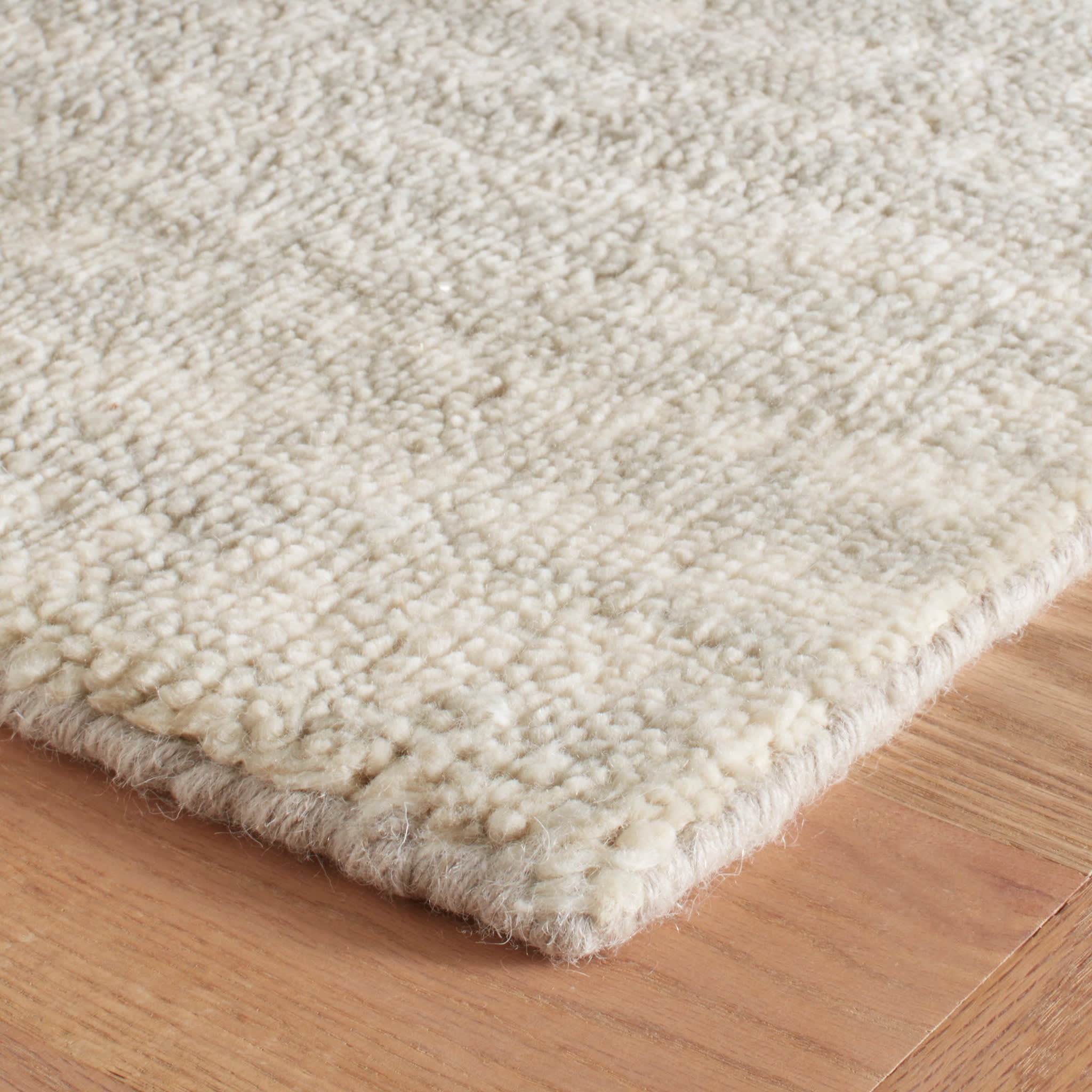 Shepherd Oatmeal Hand Knotted Wool Rug