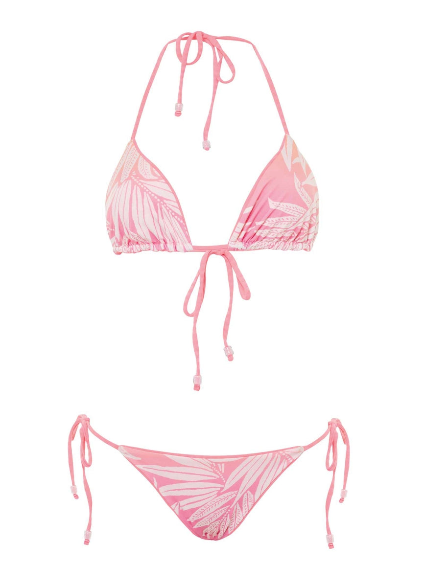 Maaji Sea Pink Balmy Sliding Triangle Bikini Top