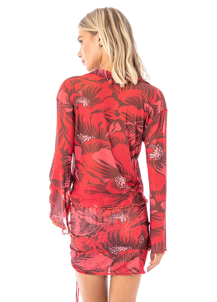 Maaji Scarlet Tulip Fara Beachwear Top