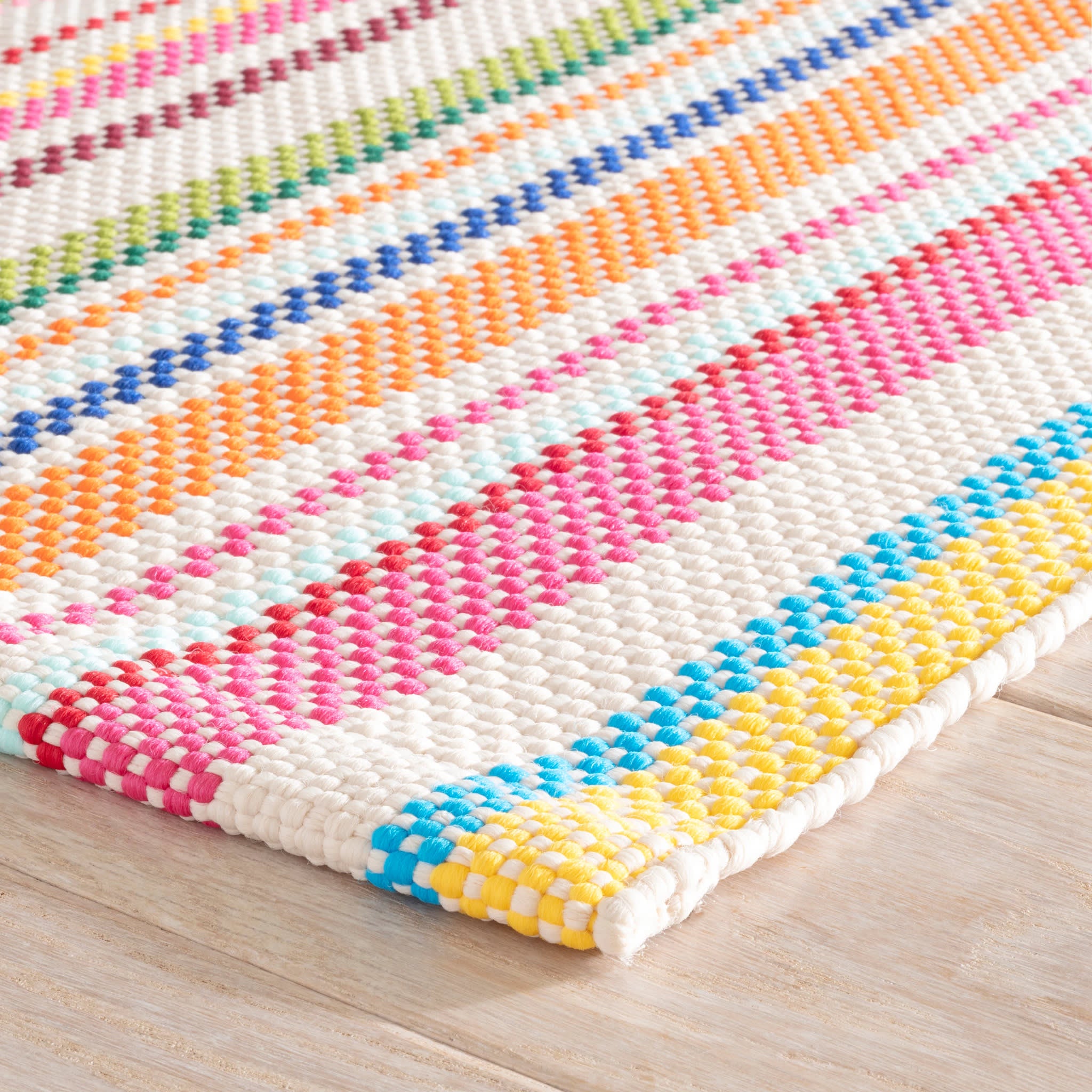 Summer Stripe Handwoven Indoor/Outdoor Rug